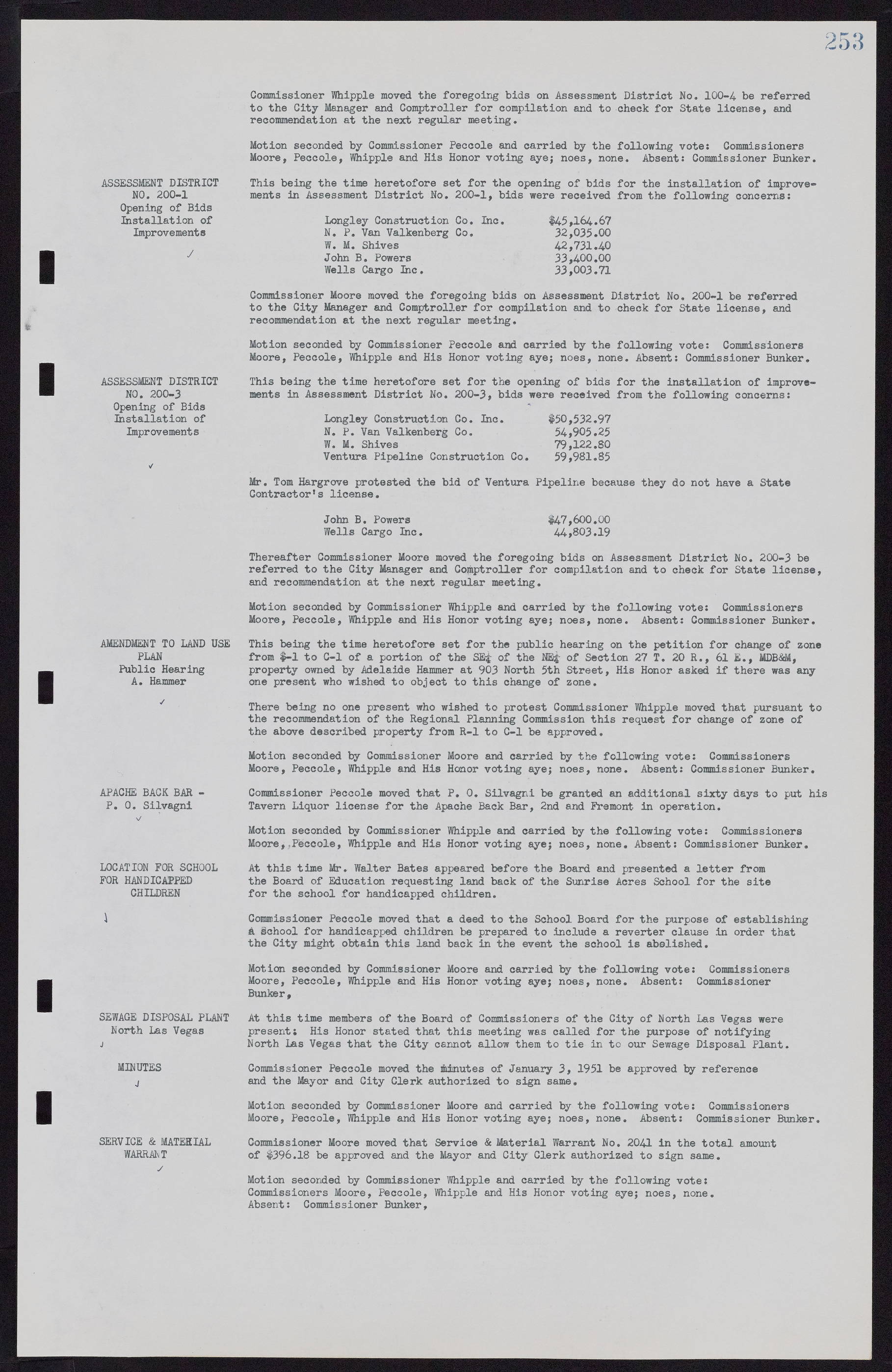 Las Vegas City Commission Minutes, November 7, 1949 to May 21, 1952, lvc000007-265