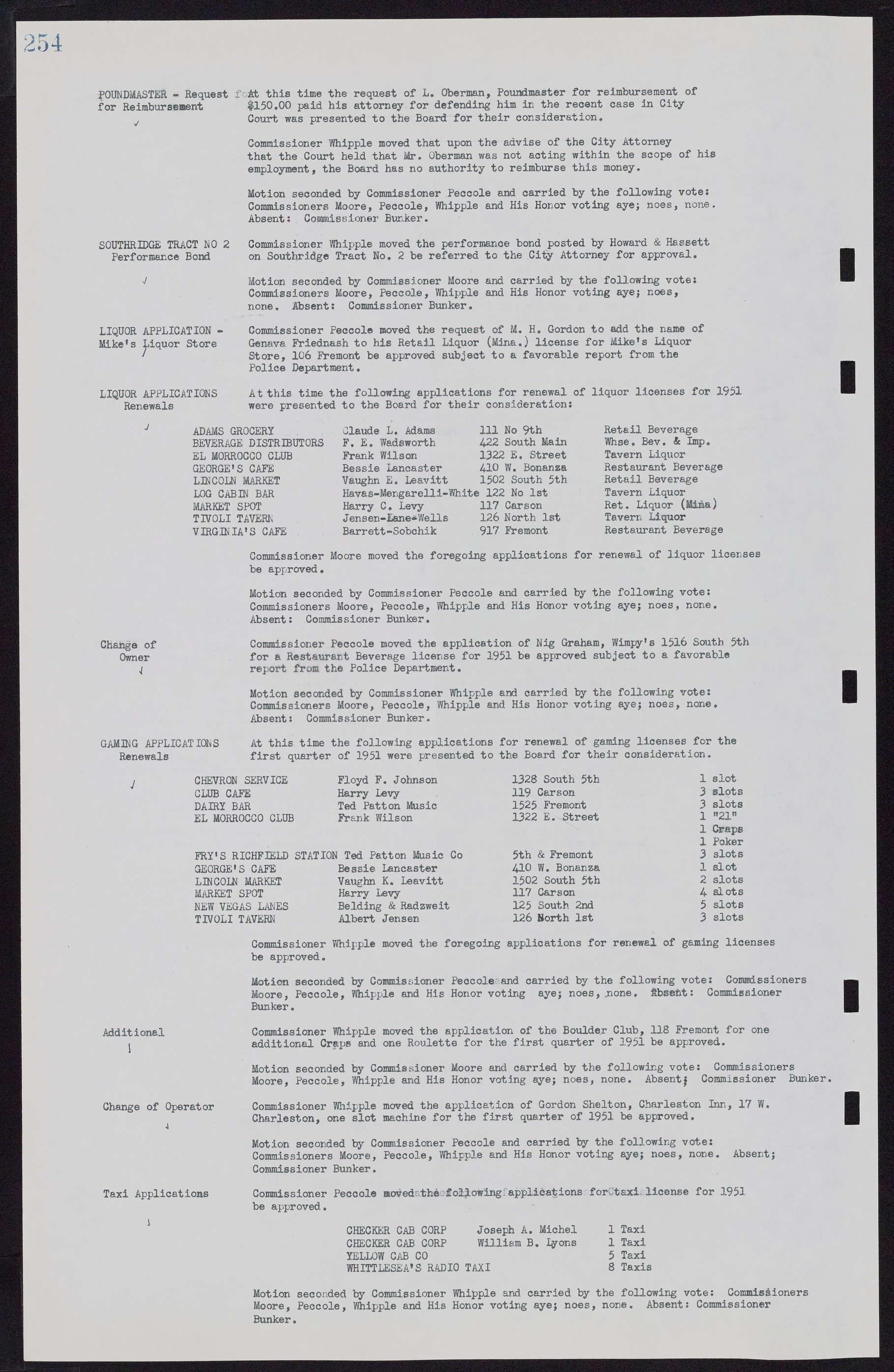 Las Vegas City Commission Minutes, November 7, 1949 to May 21, 1952, lvc000007-266