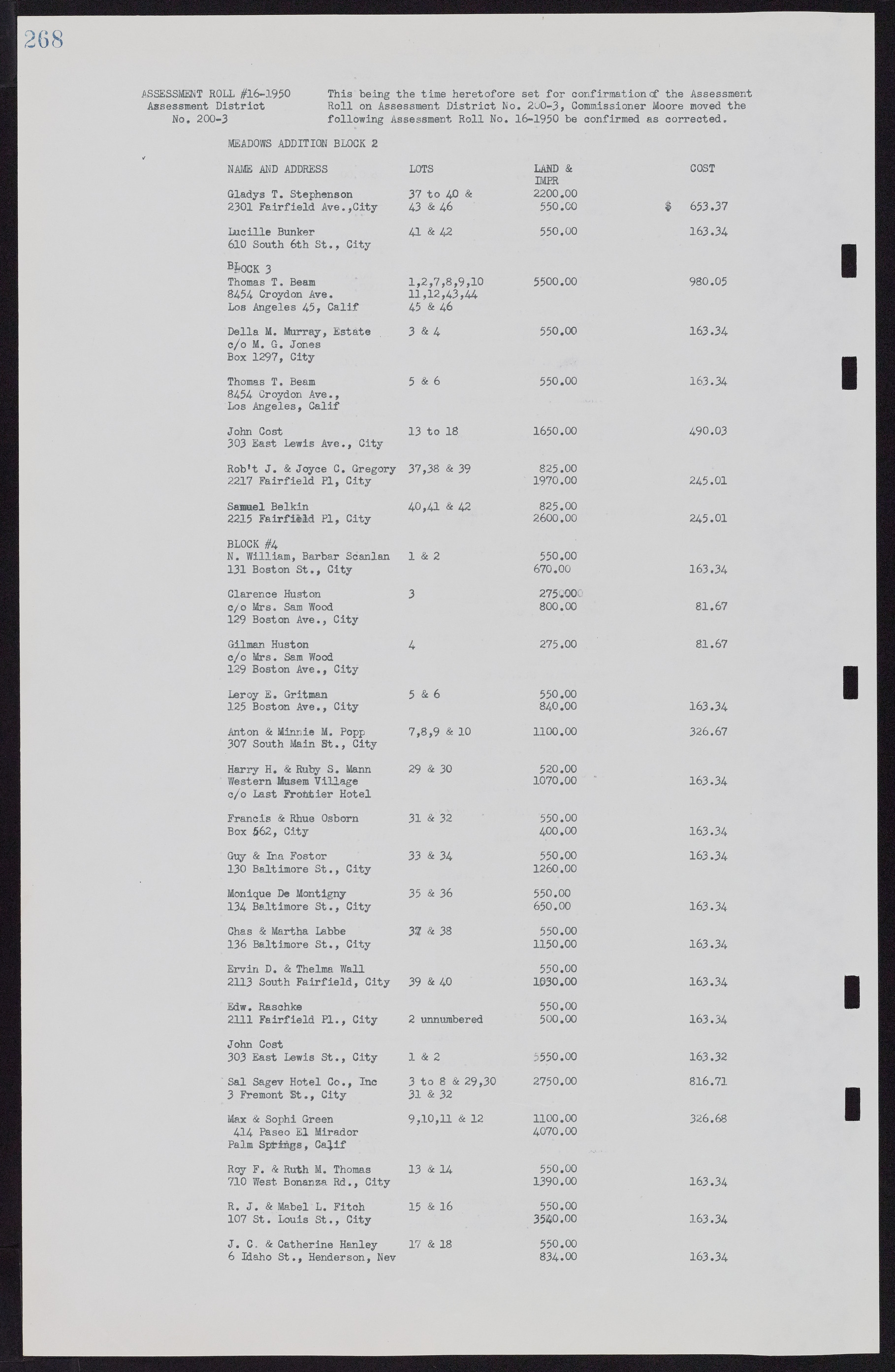 Las Vegas City Commission Minutes, November 7, 1949 to May 21, 1952, lvc000007-280