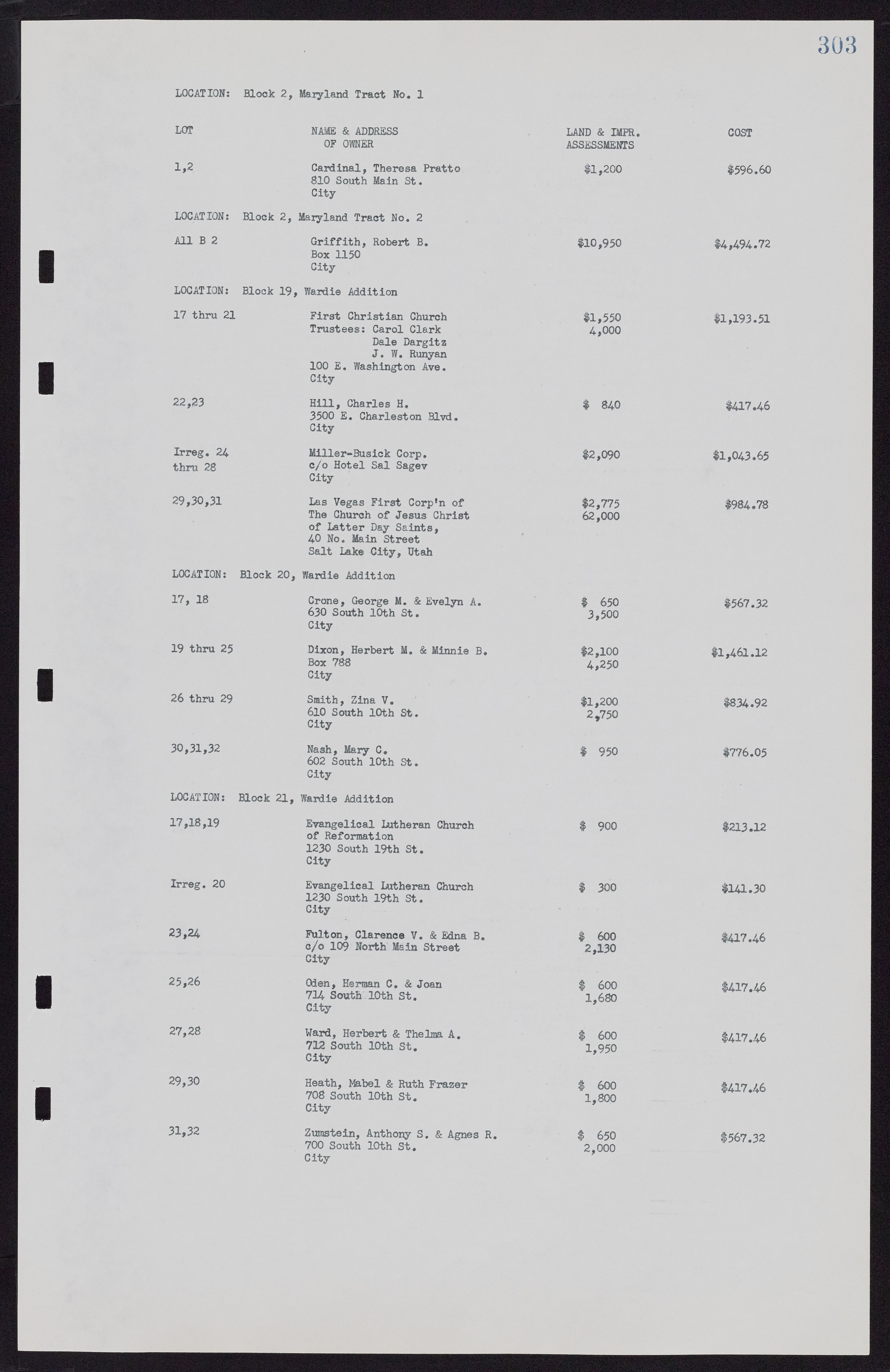 Las Vegas City Commission Minutes, November 7, 1949 to May 21, 1952, lvc000007-315