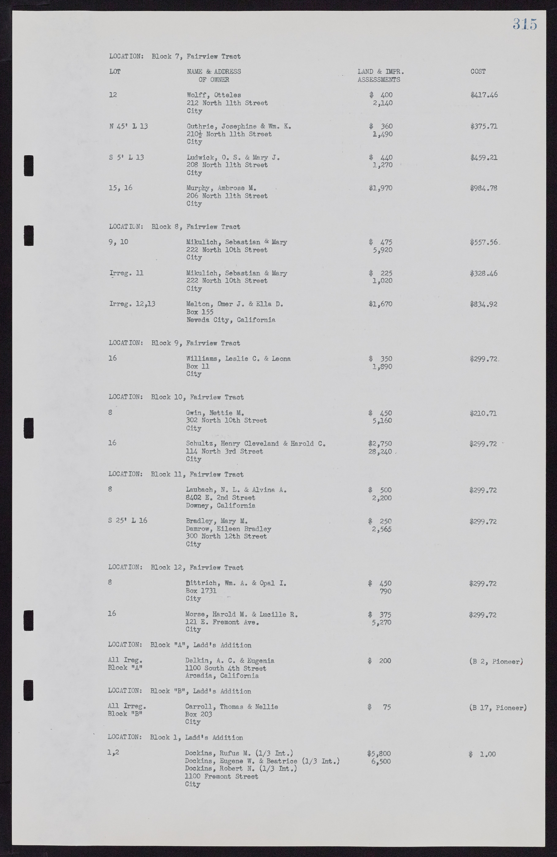 Las Vegas City Commission Minutes, November 7, 1949 to May 21, 1952, lvc000007-327