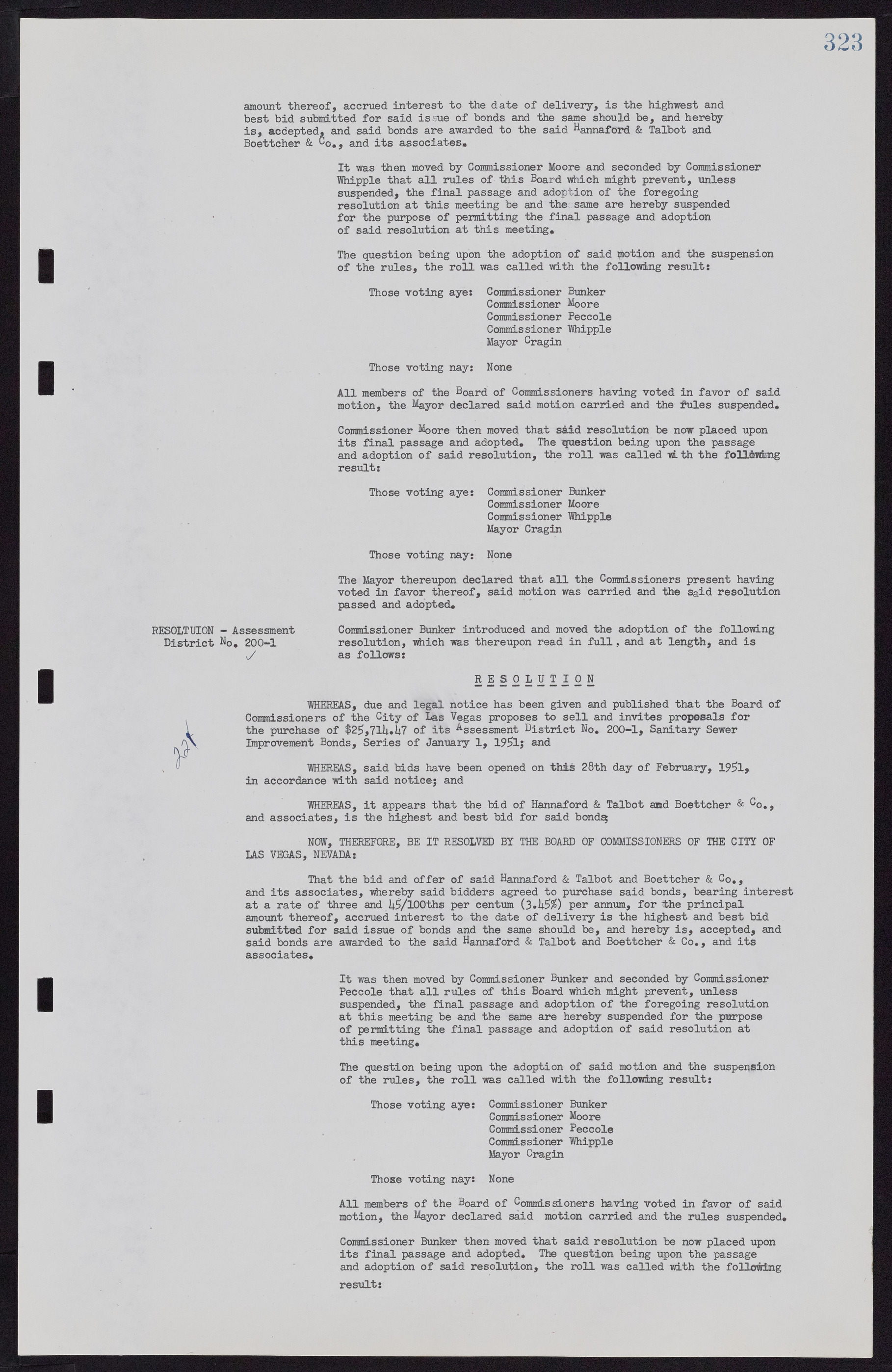 Las Vegas City Commission Minutes, November 7, 1949 to May 21, 1952, lvc000007-335