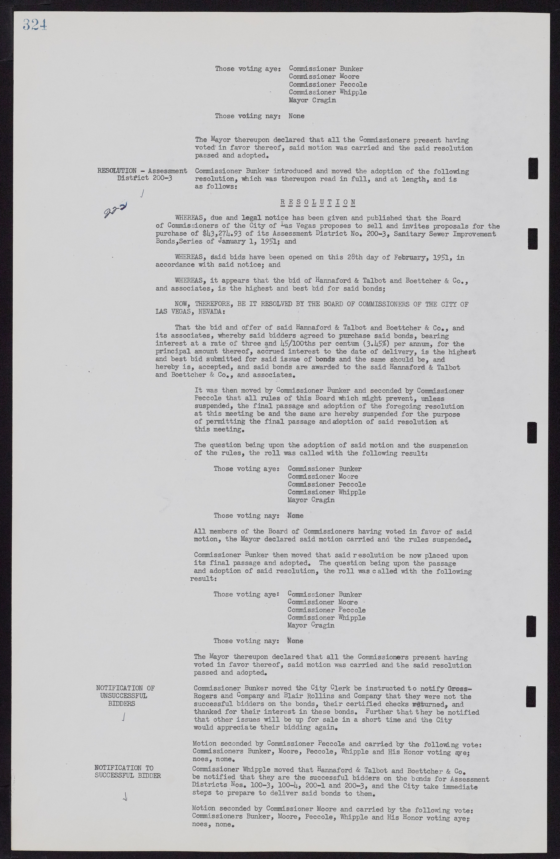 Las Vegas City Commission Minutes, November 7, 1949 to May 21, 1952, lvc000007-336