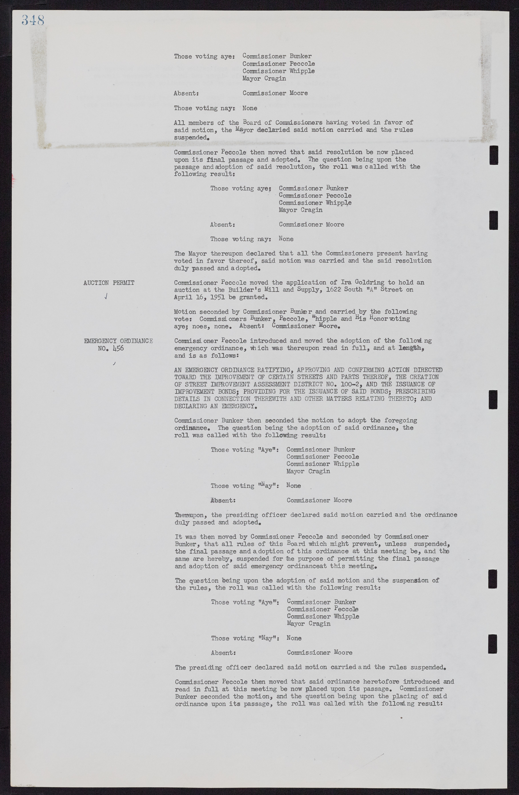 Las Vegas City Commission Minutes, November 7, 1949 to May 21, 1952, lvc000007-360