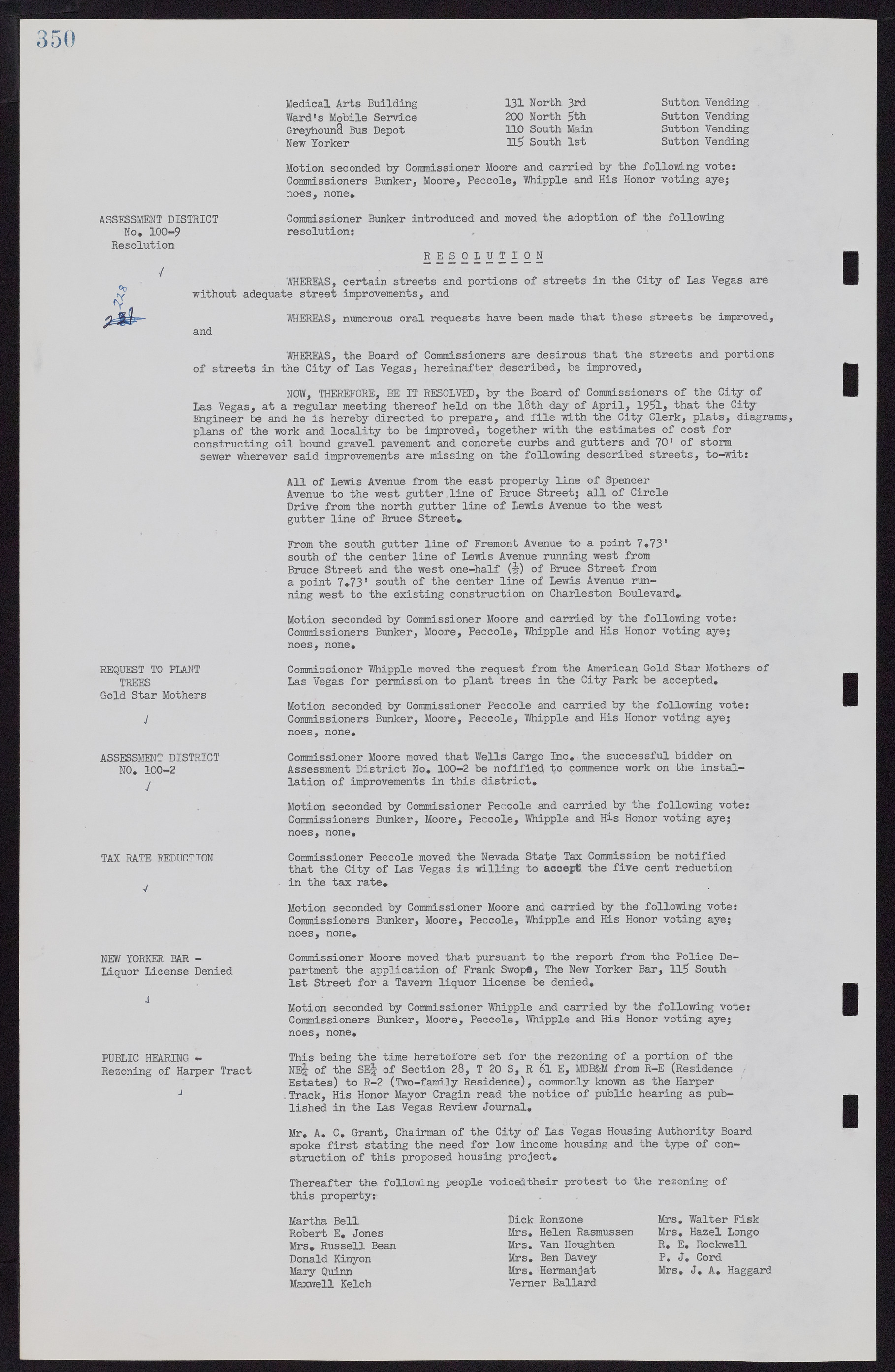 Las Vegas City Commission Minutes, November 7, 1949 to May 21, 1952, lvc000007-362