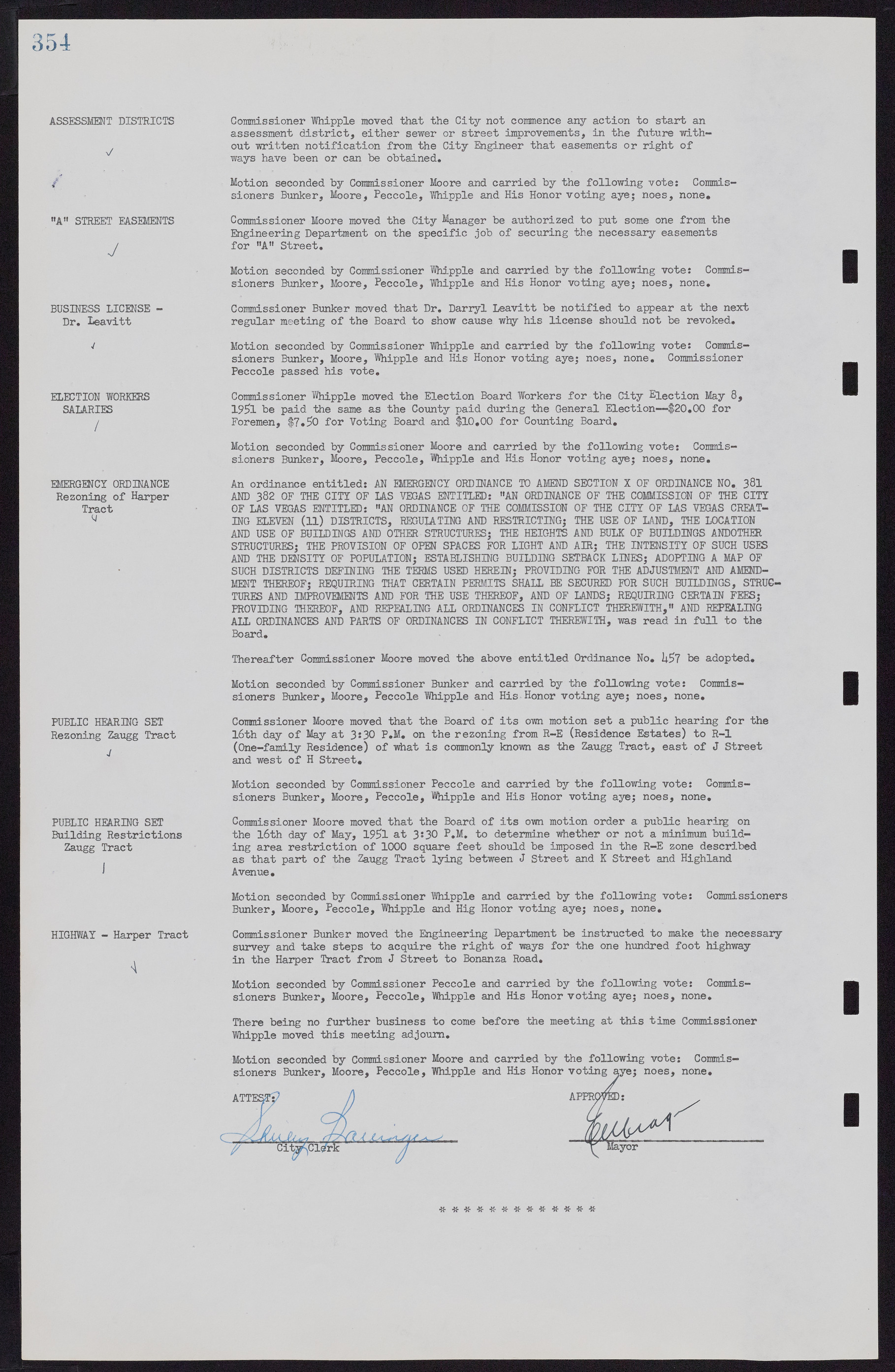 Las Vegas City Commission Minutes, November 7, 1949 to May 21, 1952, lvc000007-366