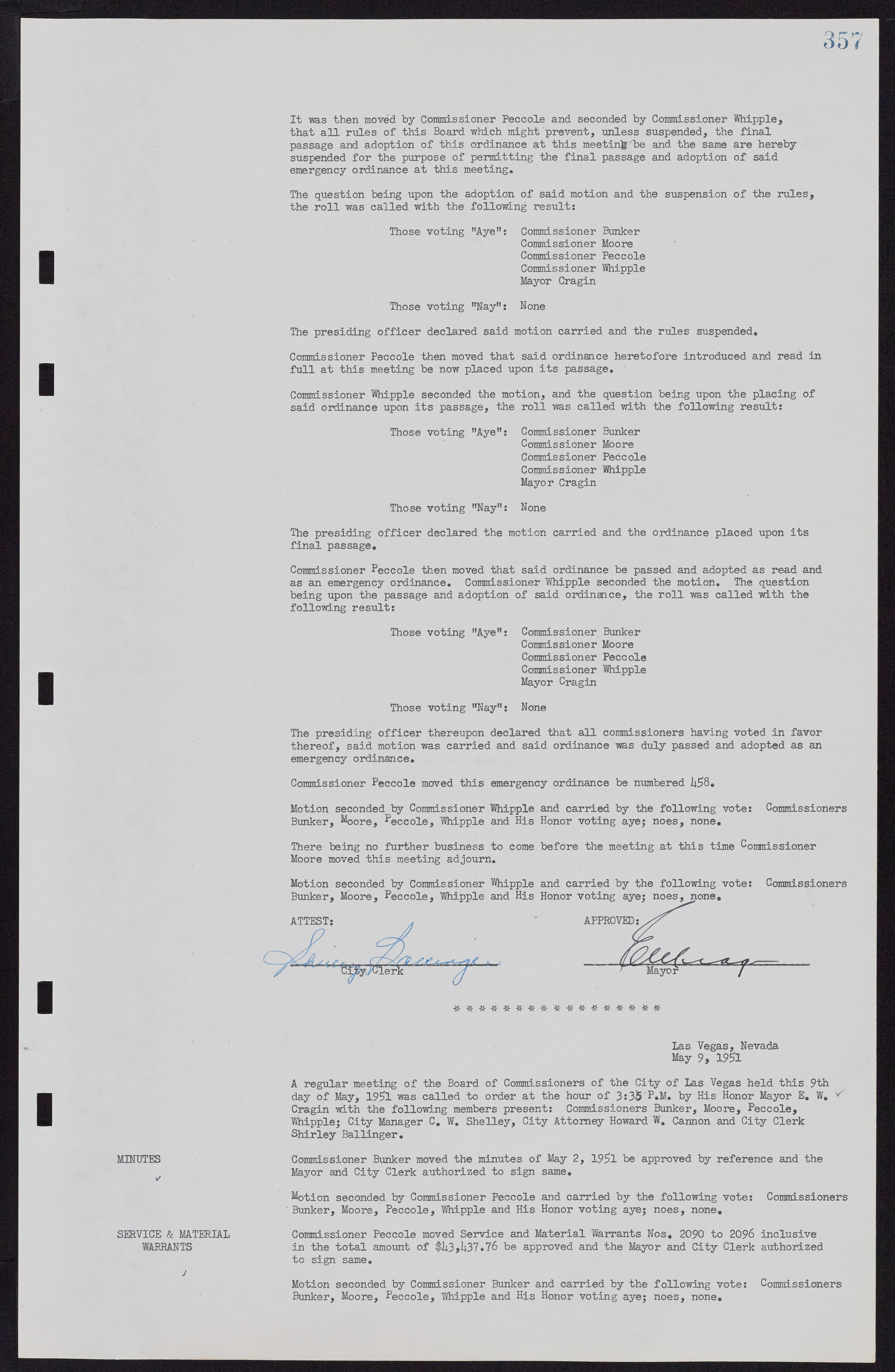 Las Vegas City Commission Minutes, November 7, 1949 to May 21, 1952, lvc000007-369
