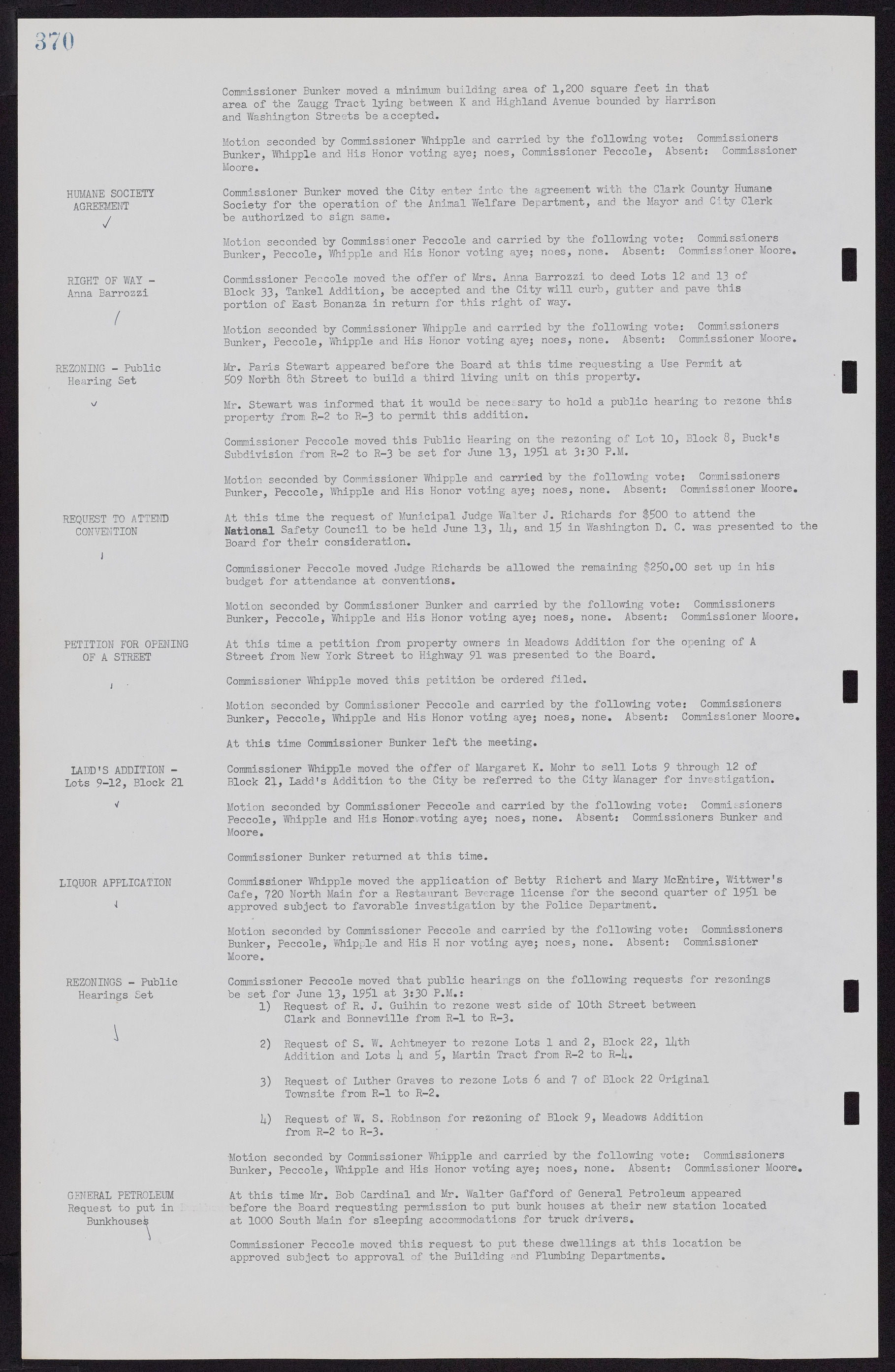 Las Vegas City Commission Minutes, November 7, 1949 to May 21, 1952, lvc000007-382