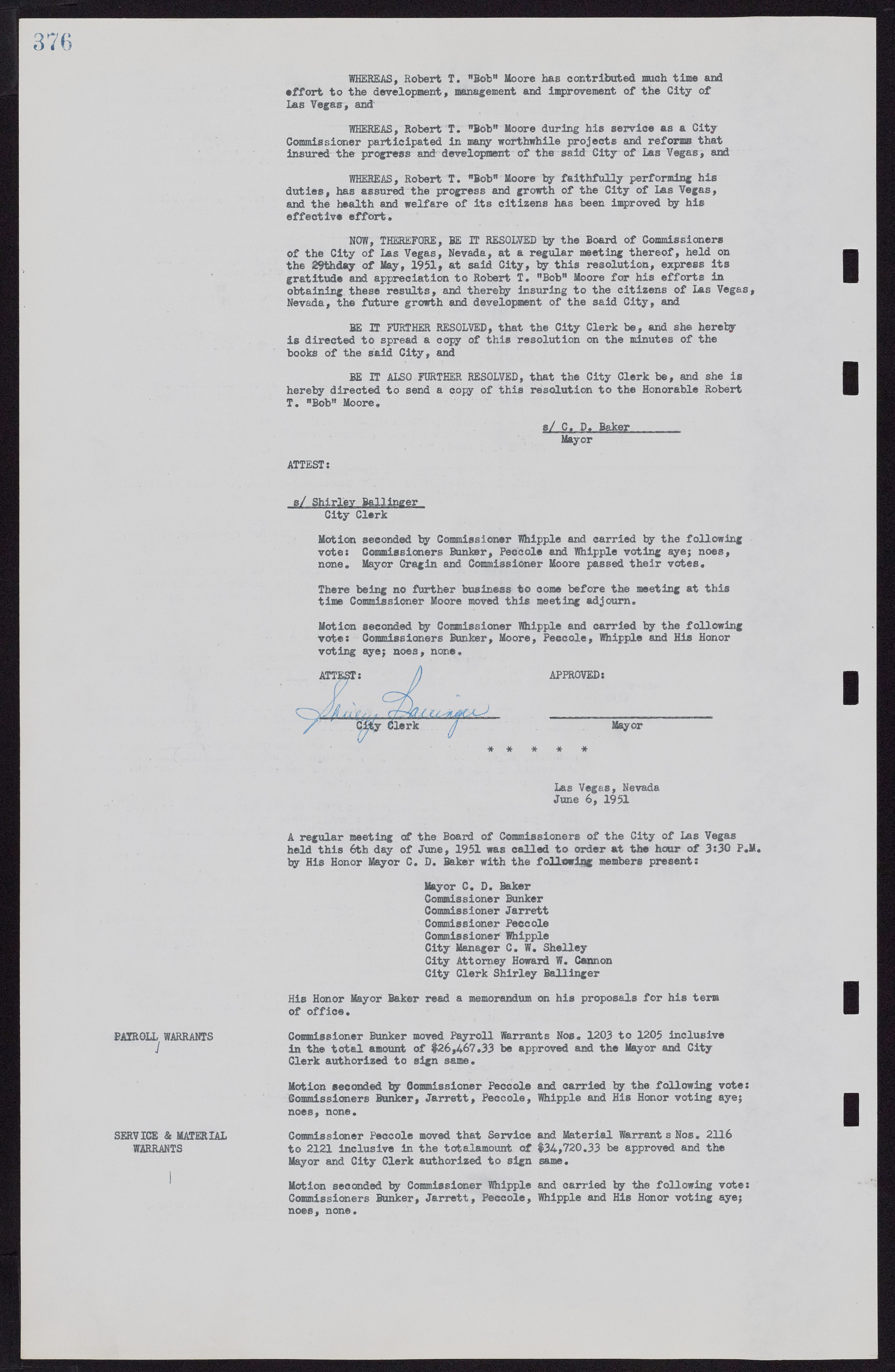 Las Vegas City Commission Minutes, November 7, 1949 to May 21, 1952, lvc000007-388