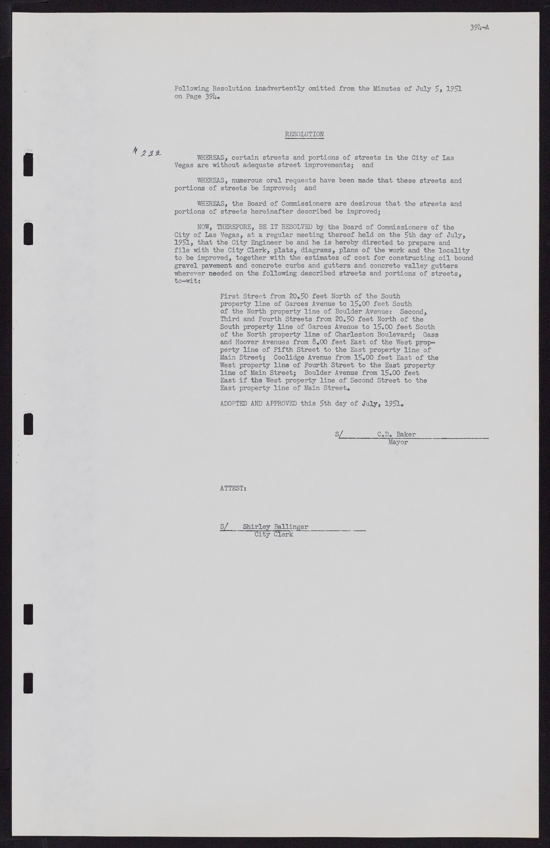 Las Vegas City Commission Minutes, November 7, 1949 to May 21, 1952, lvc000007-409