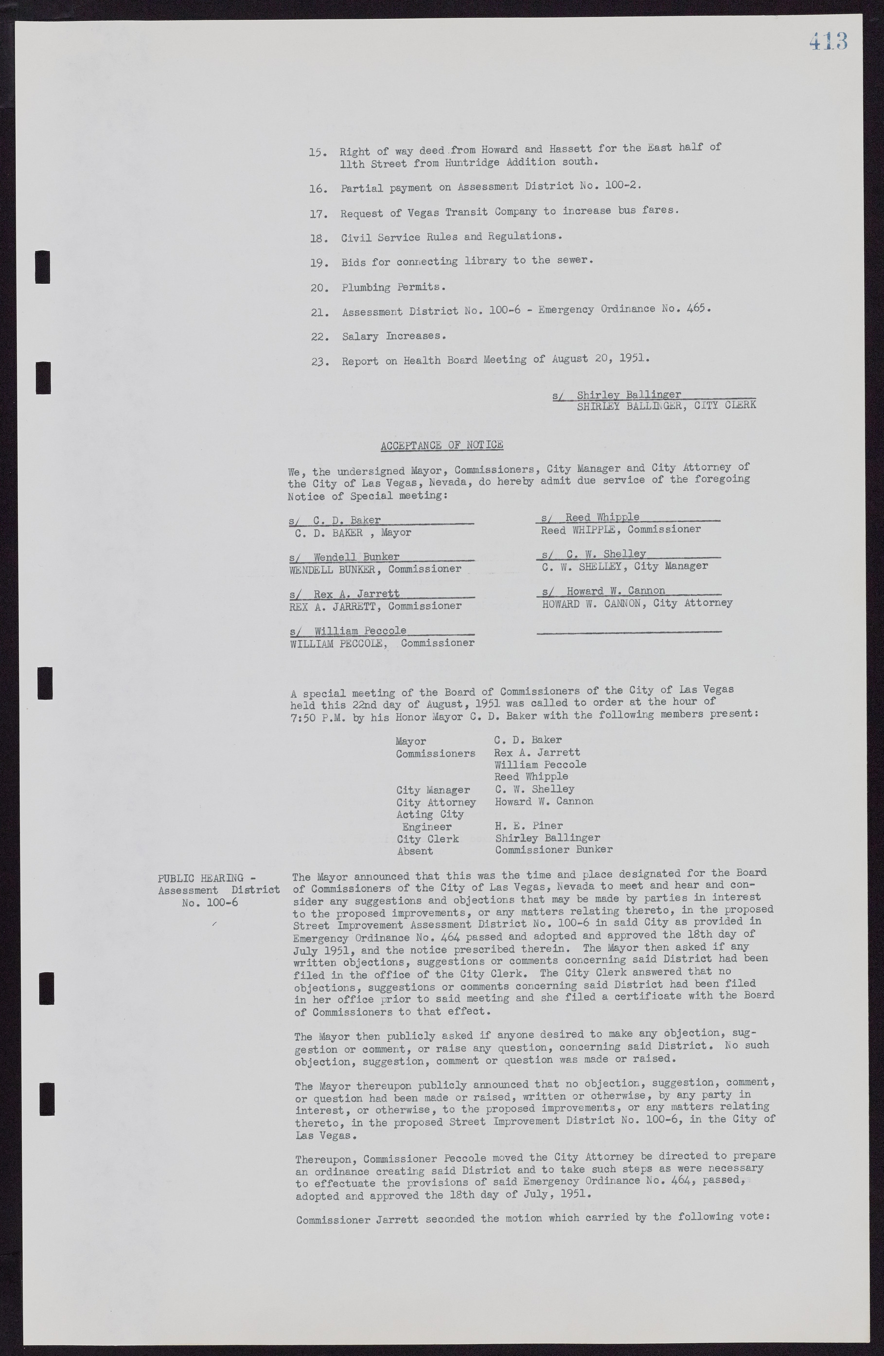 Las Vegas City Commission Minutes, November 7, 1949 to May 21, 1952, lvc000007-429