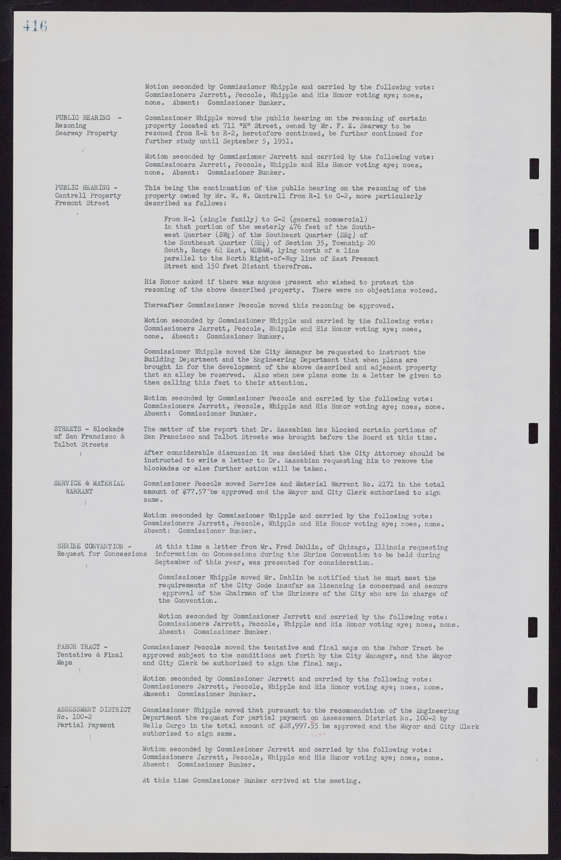 Las Vegas City Commission Minutes, November 7, 1949 to May 21, 1952, lvc000007-432