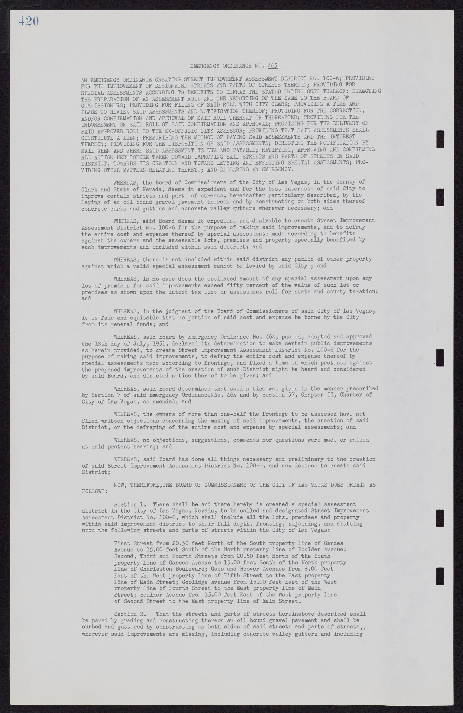 Las Vegas City Commission Minutes, November 7, 1949 to May 21, 1952, lvc000007-436