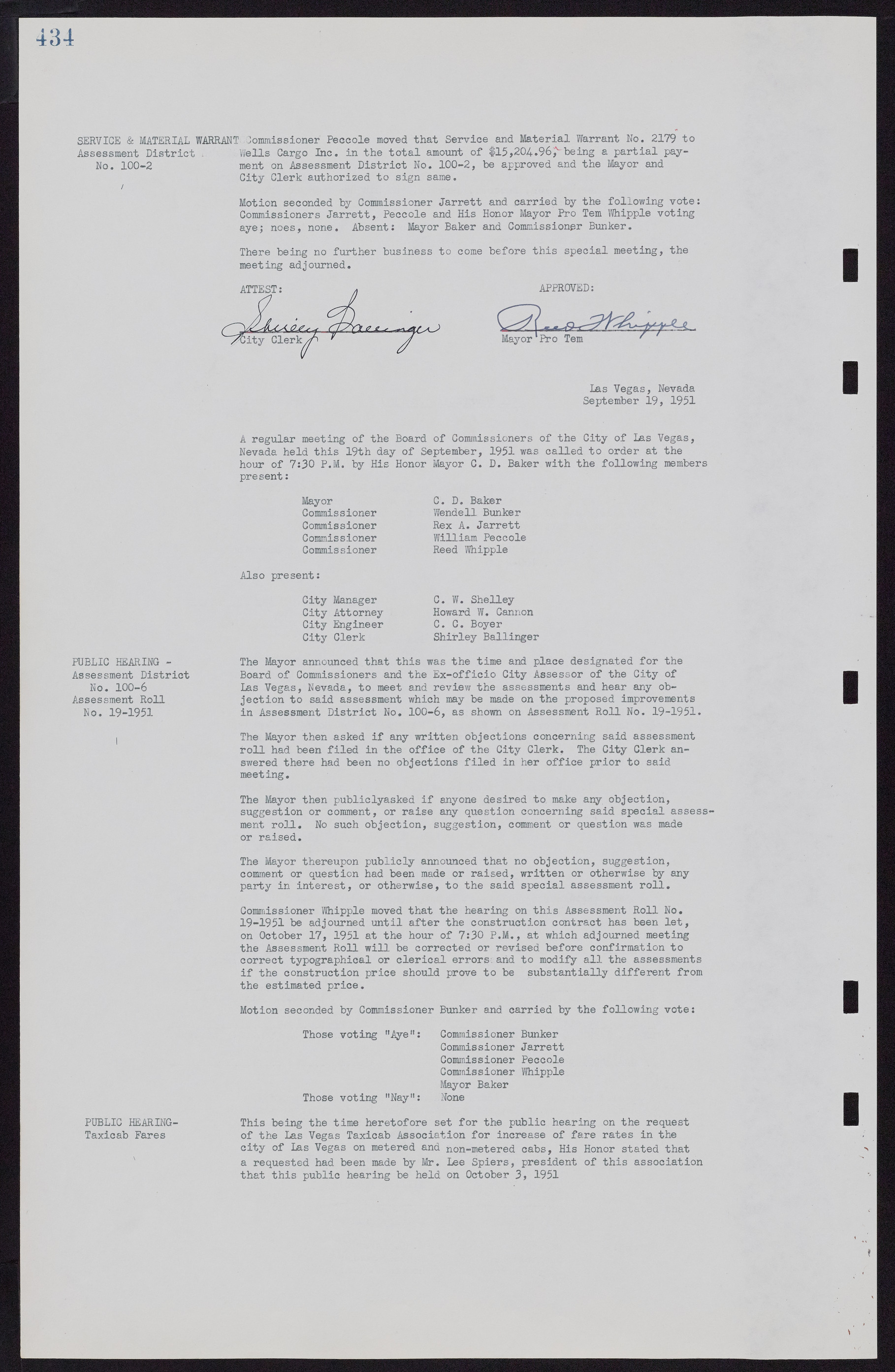 Las Vegas City Commission Minutes, November 7, 1949 to May 21, 1952, lvc000007-450