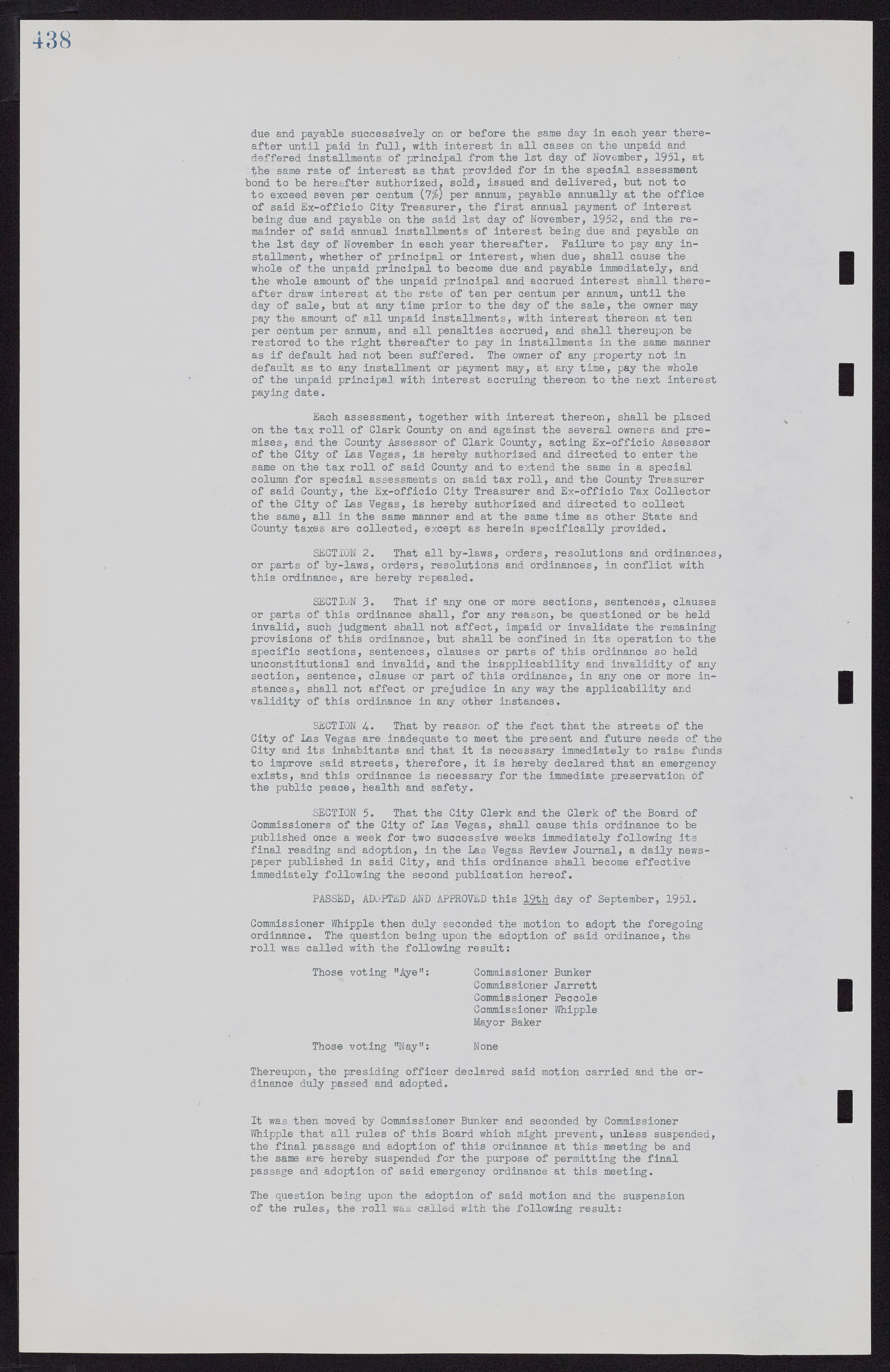 Las Vegas City Commission Minutes, November 7, 1949 to May 21, 1952, lvc000007-454