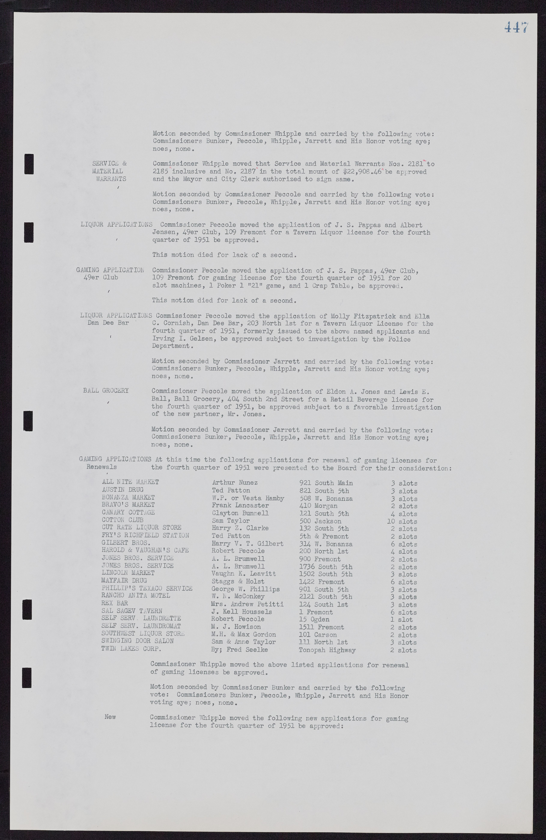 Las Vegas City Commission Minutes, November 7, 1949 to May 21, 1952, lvc000007-463