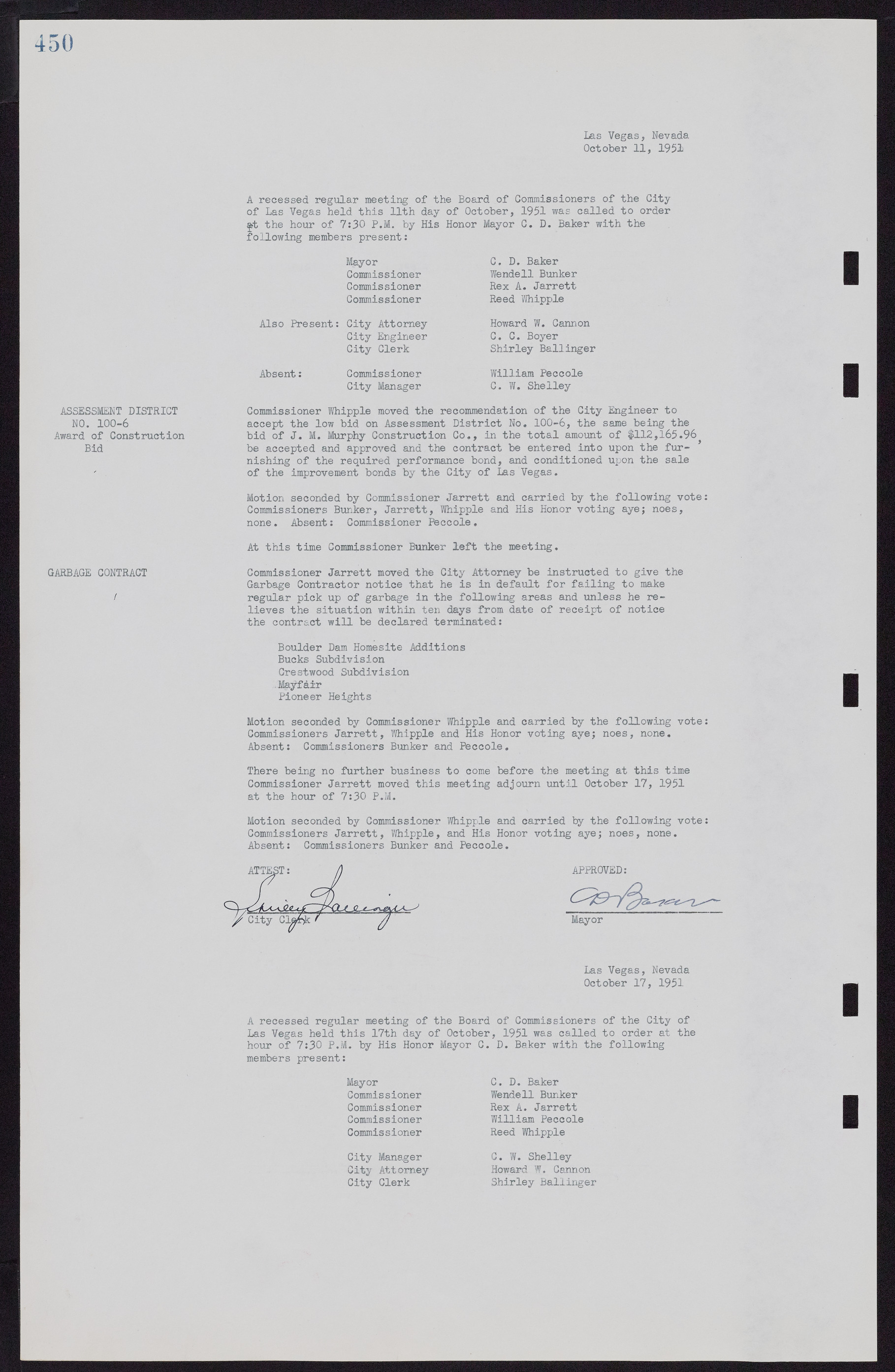 Las Vegas City Commission Minutes, November 7, 1949 to May 21, 1952, lvc000007-466