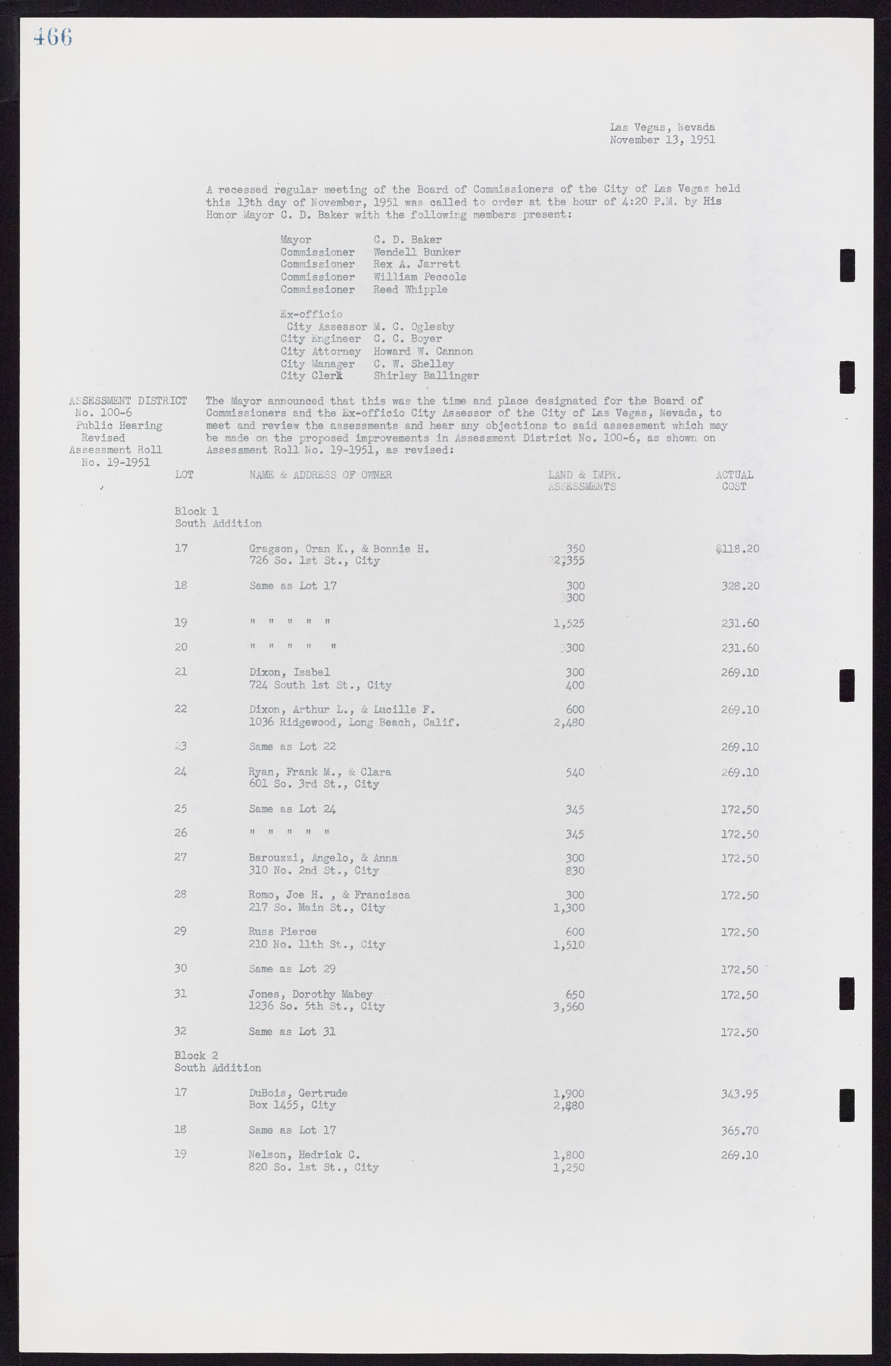 Las Vegas City Commission Minutes, November 7, 1949 to May 21, 1952, lvc000007-482