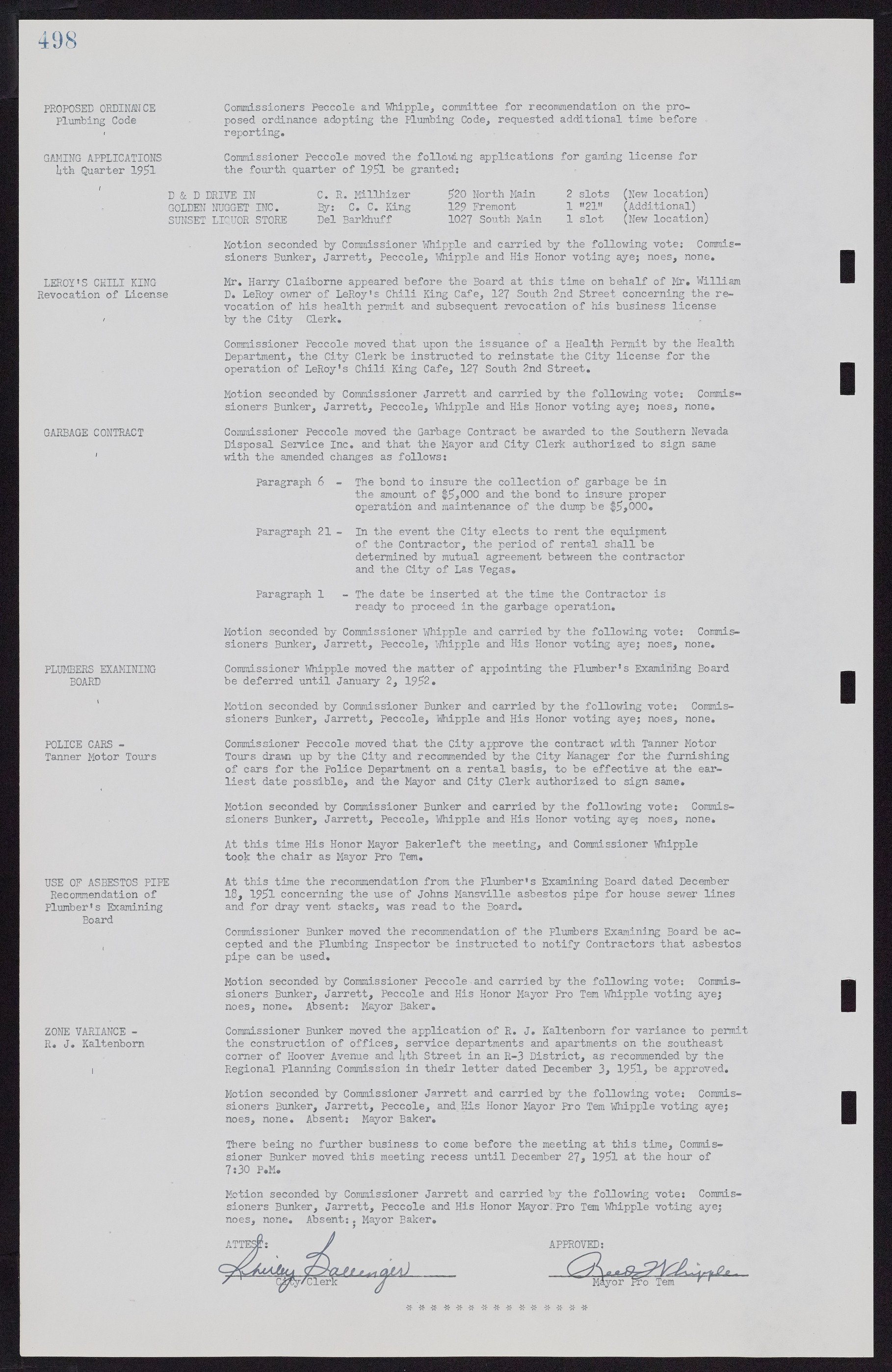 Las Vegas City Commission Minutes, November 7, 1949 to May 21, 1952, lvc000007-514