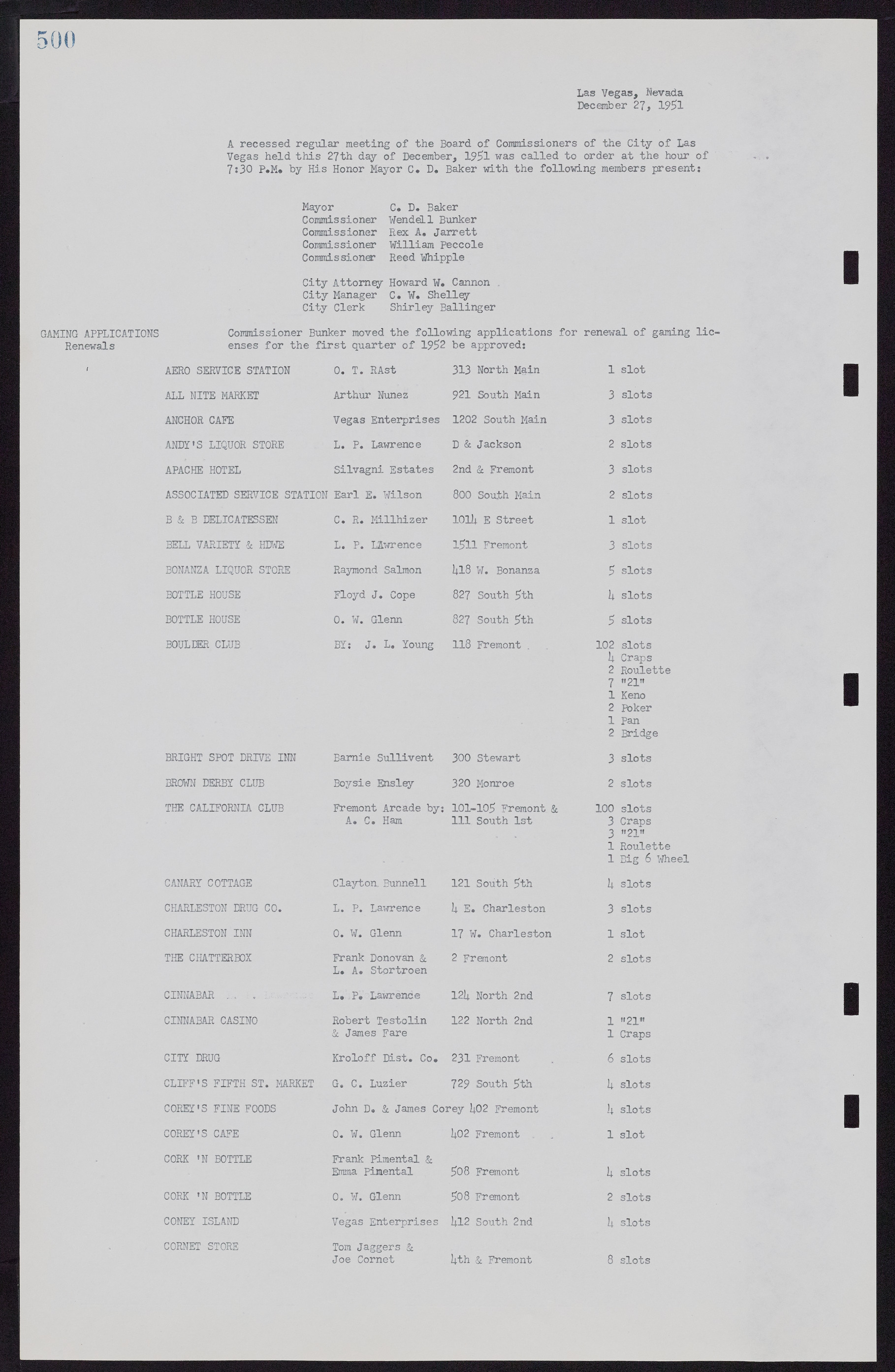 Las Vegas City Commission Minutes, November 7, 1949 to May 21, 1952, lvc000007-516