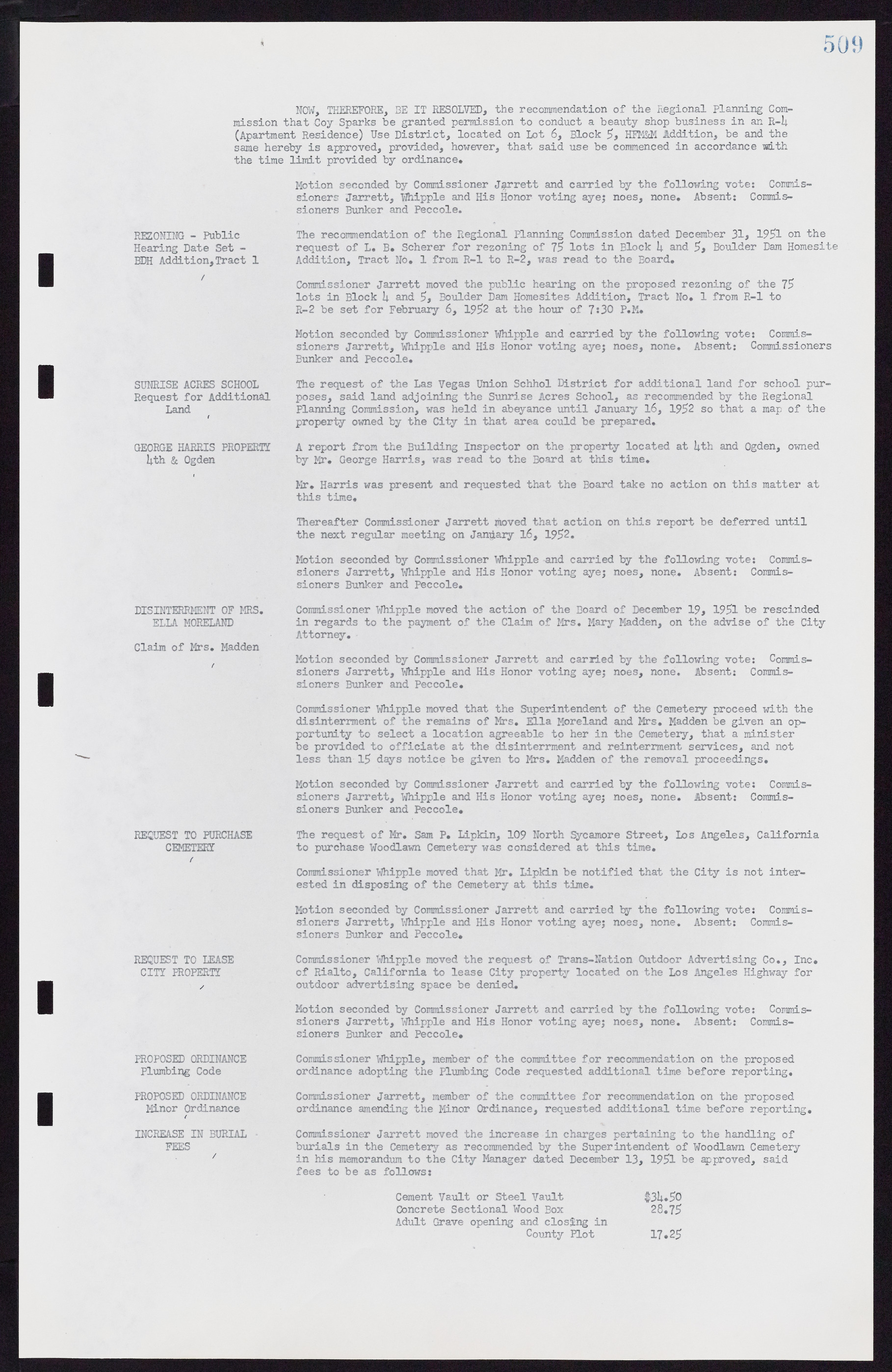 Las Vegas City Commission Minutes, November 7, 1949 to May 21, 1952, lvc000007-527