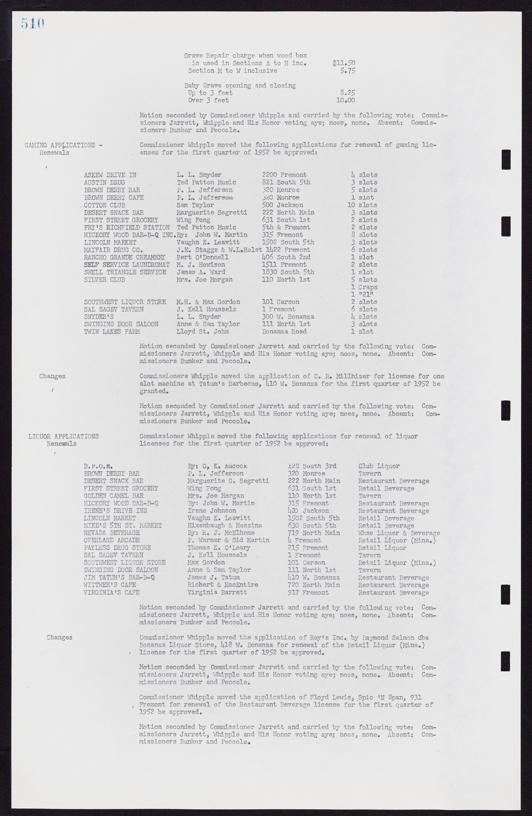 Las Vegas City Commission Minutes, November 7, 1949 to May 21, 1952, lvc000007-528