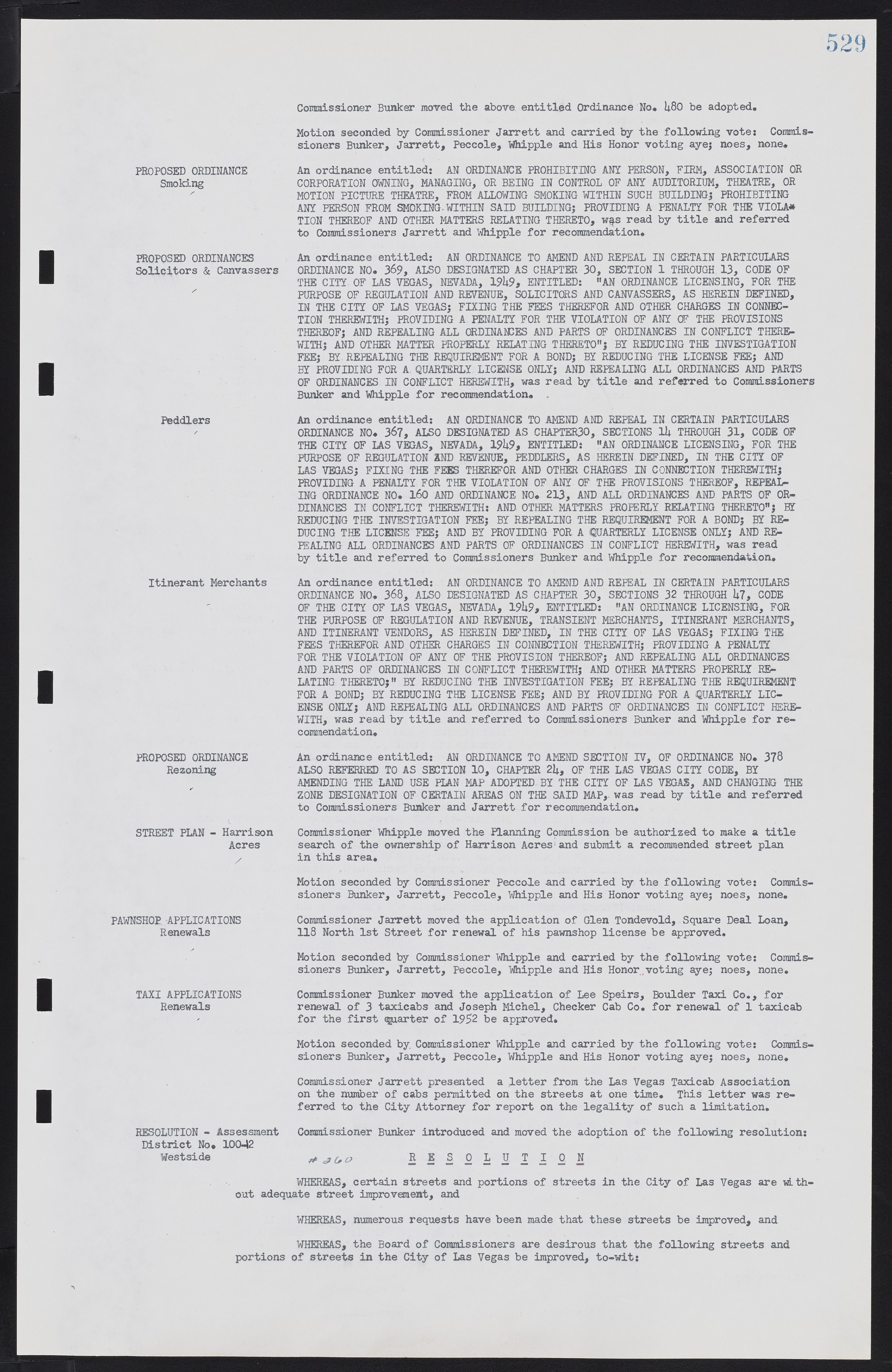 Las Vegas City Commission Minutes, November 7, 1949 to May 21, 1952, lvc000007-547