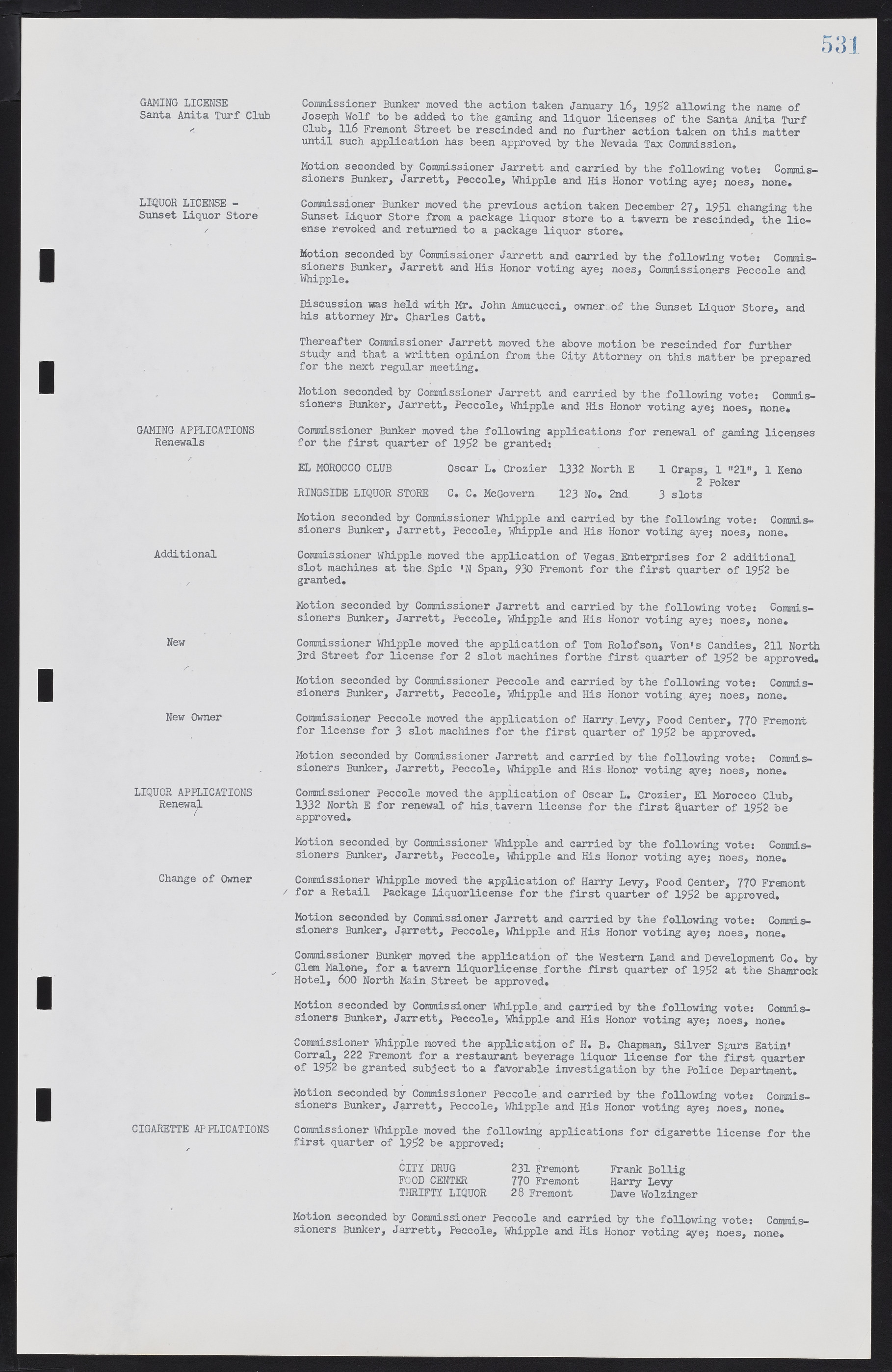 Las Vegas City Commission Minutes, November 7, 1949 to May 21, 1952, lvc000007-549