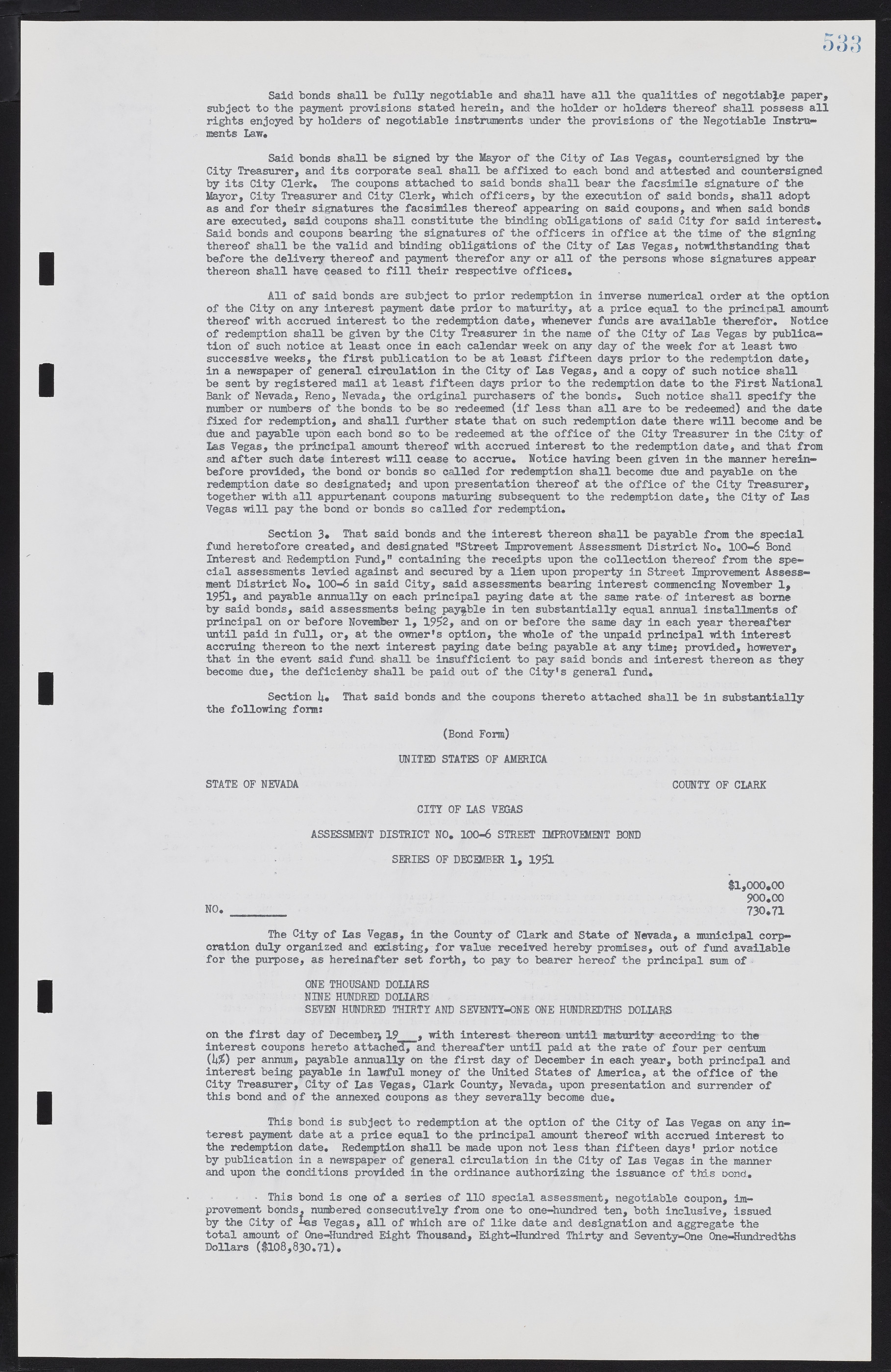 Las Vegas City Commission Minutes, November 7, 1949 to May 21, 1952, lvc000007-551