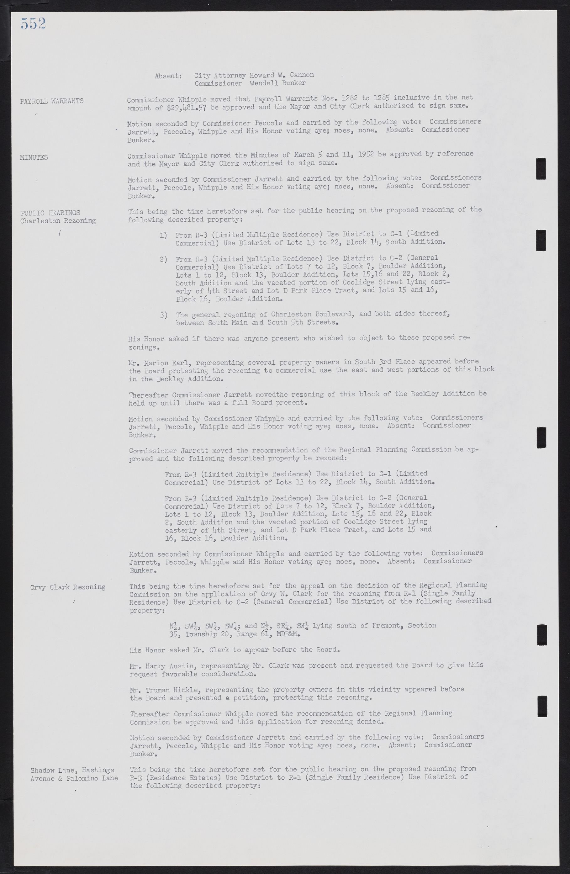 Las Vegas City Commission Minutes, November 7, 1949 to May 21, 1952, lvc000007-570