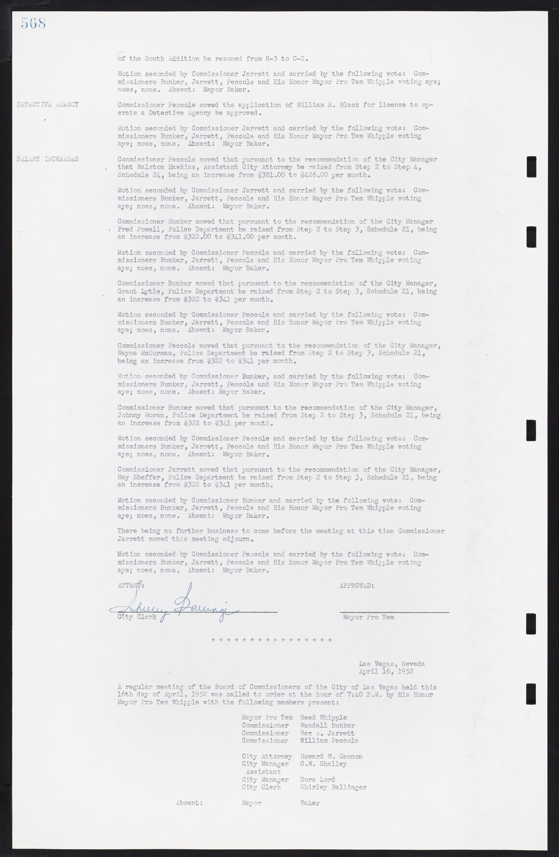 Las Vegas City Commission Minutes, November 7, 1949 to May 21, 1952, lvc000007-586