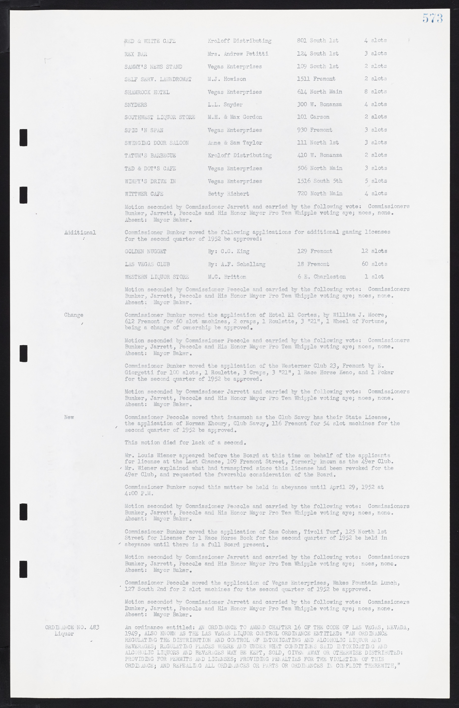 Las Vegas City Commission Minutes, November 7, 1949 to May 21, 1952, lvc000007-591