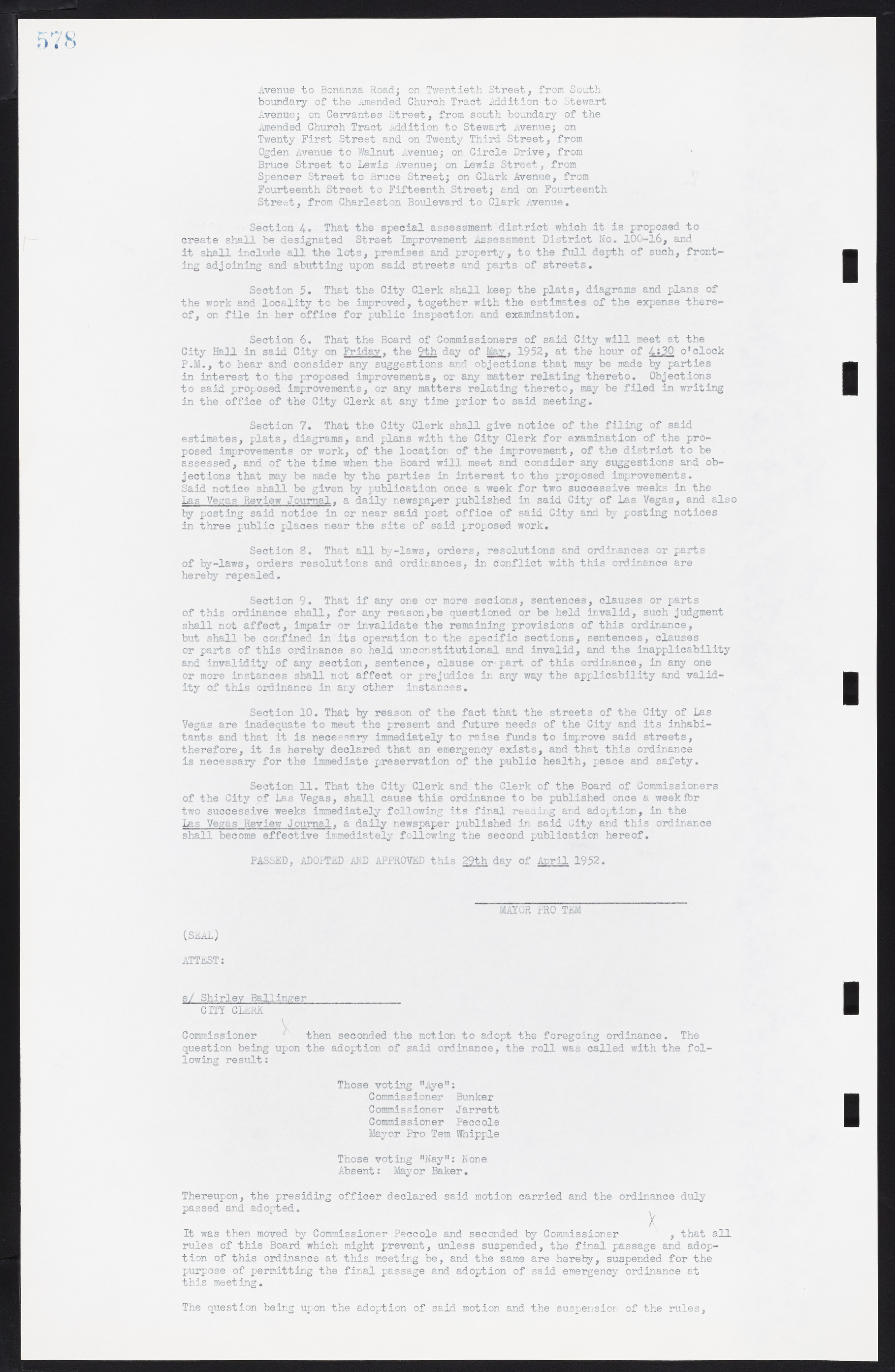 Las Vegas City Commission Minutes, November 7, 1949 to May 21, 1952, lvc000007-596