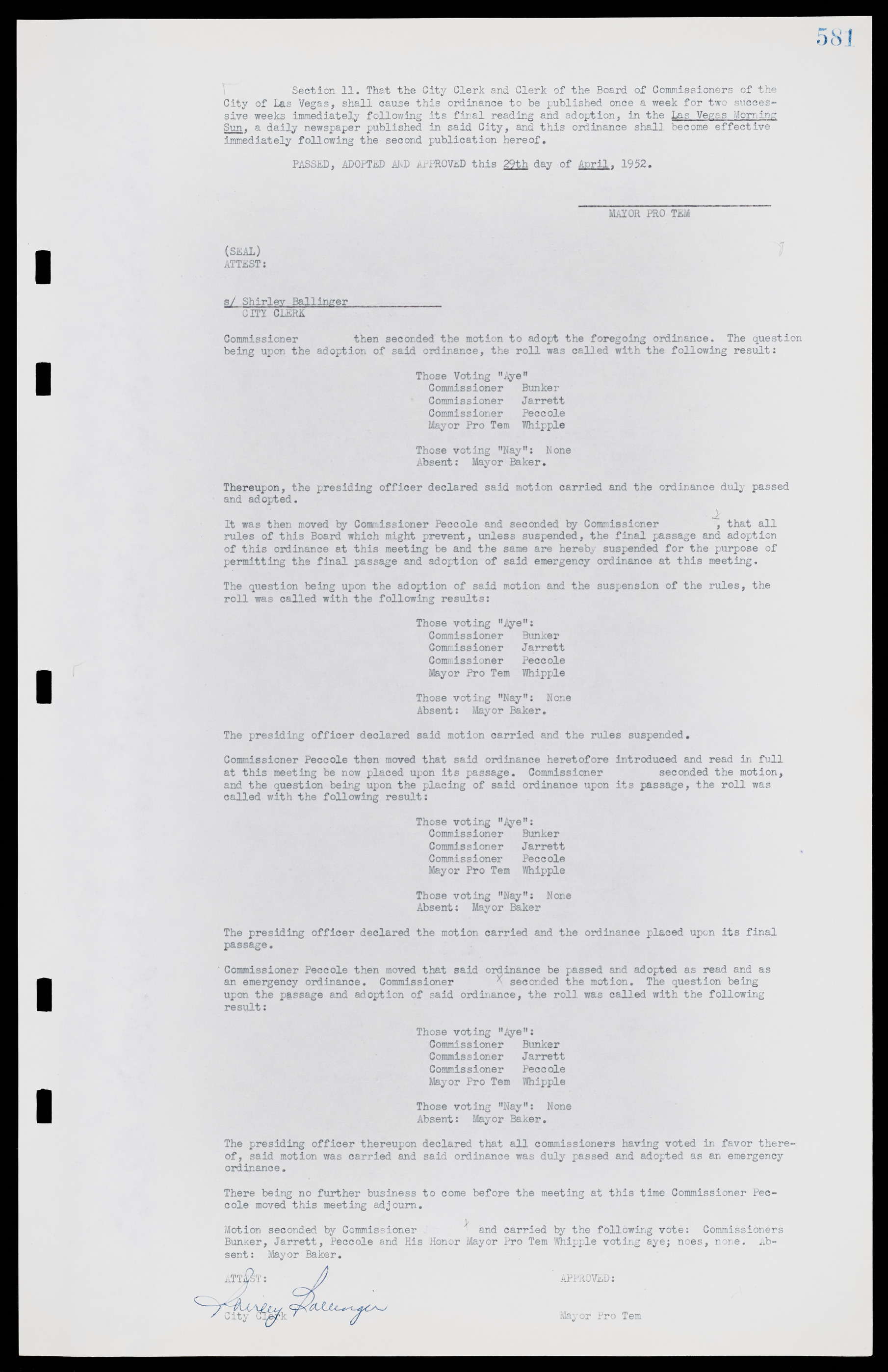 Las Vegas City Commission Minutes, November 7, 1949 to May 21, 1952, lvc000007-599