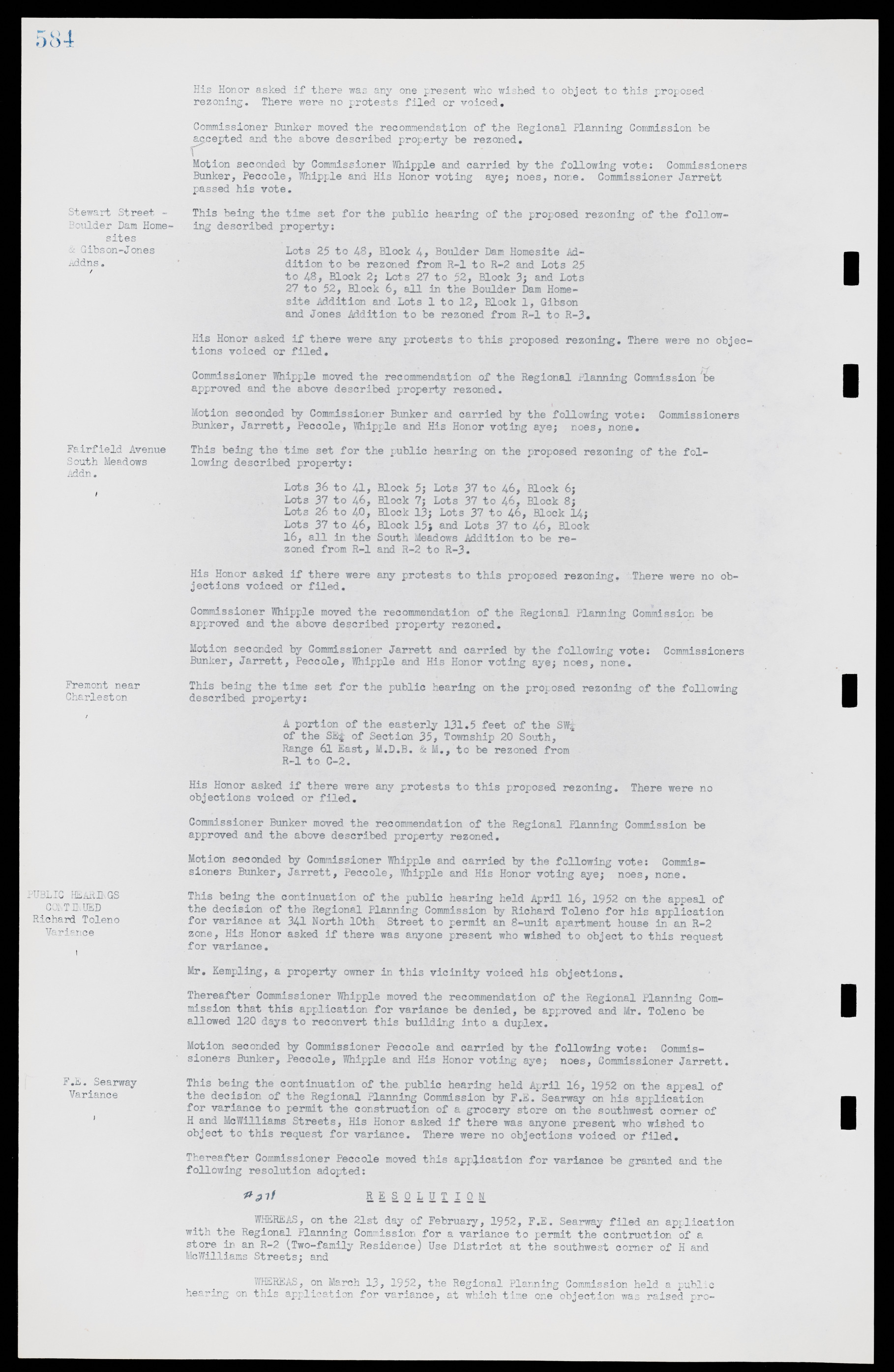 Las Vegas City Commission Minutes, November 7, 1949 to May 21, 1952, lvc000007-602