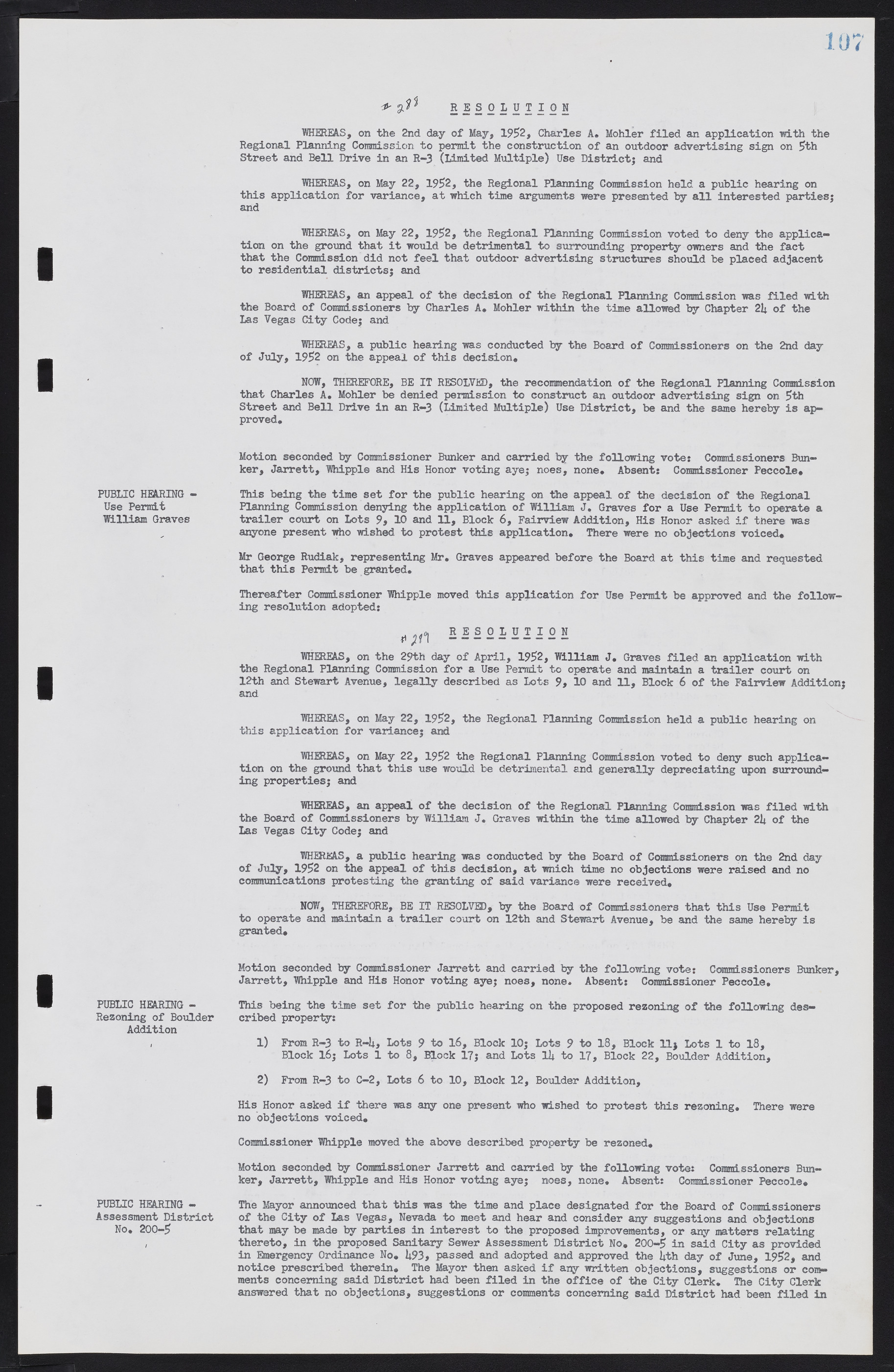 Las Vegas City Commission Minutes, May 26, 1952 to February 17, 1954, lvc000008-113