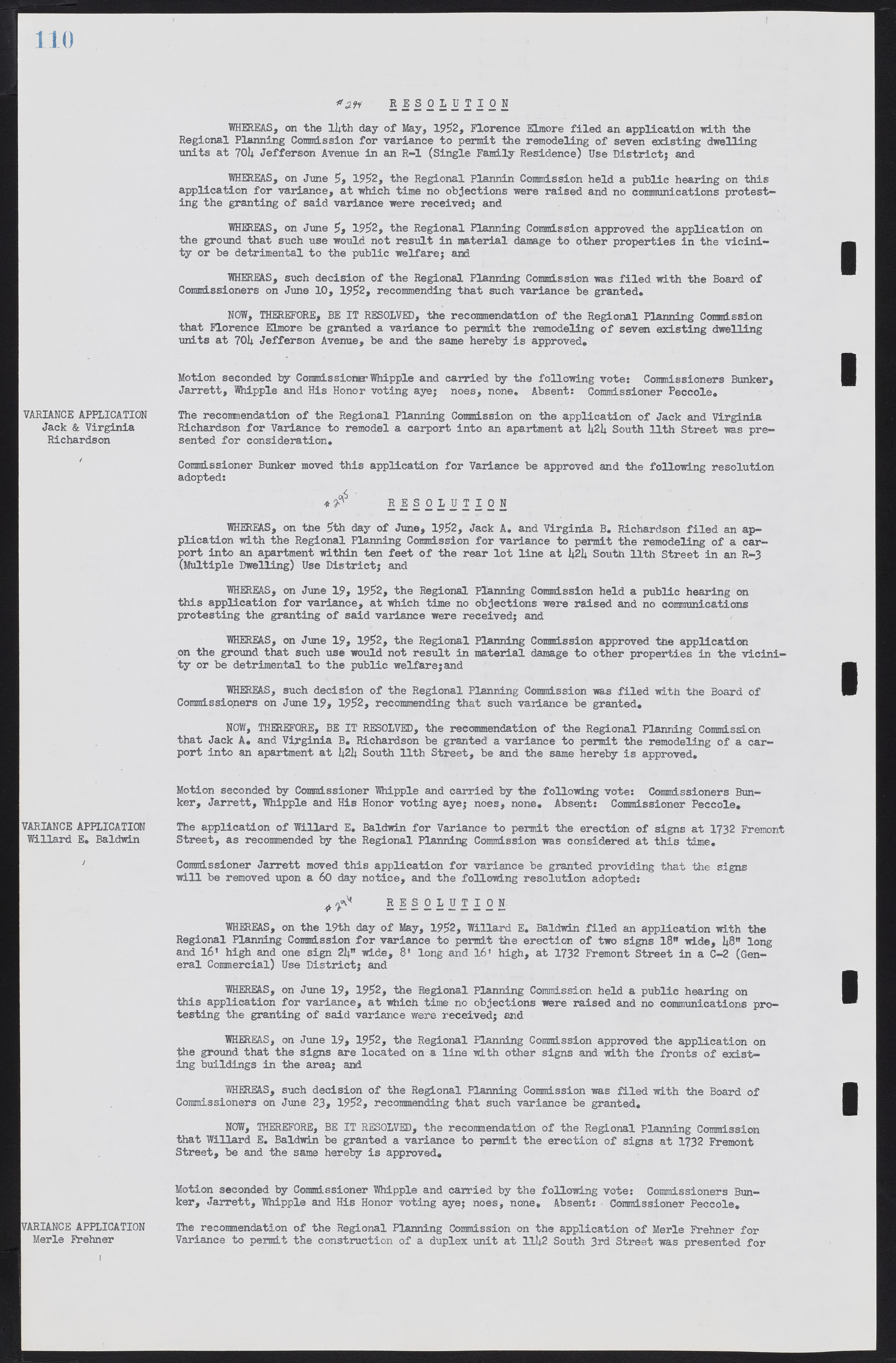 Las Vegas City Commission Minutes, May 26, 1952 to February 17, 1954, lvc000008-116