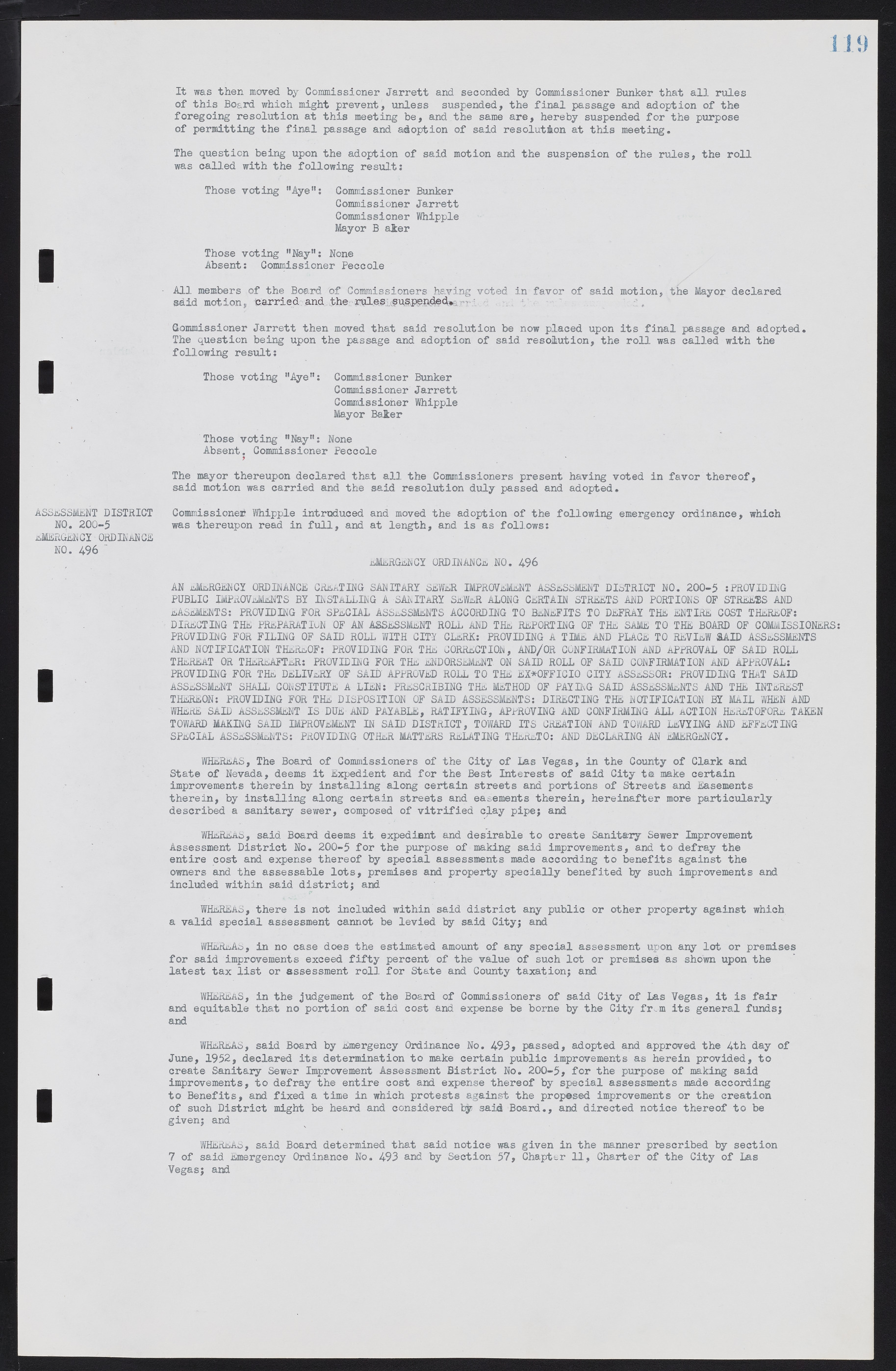 Las Vegas City Commission Minutes, May 26, 1952 to February 17, 1954, lvc000008-125