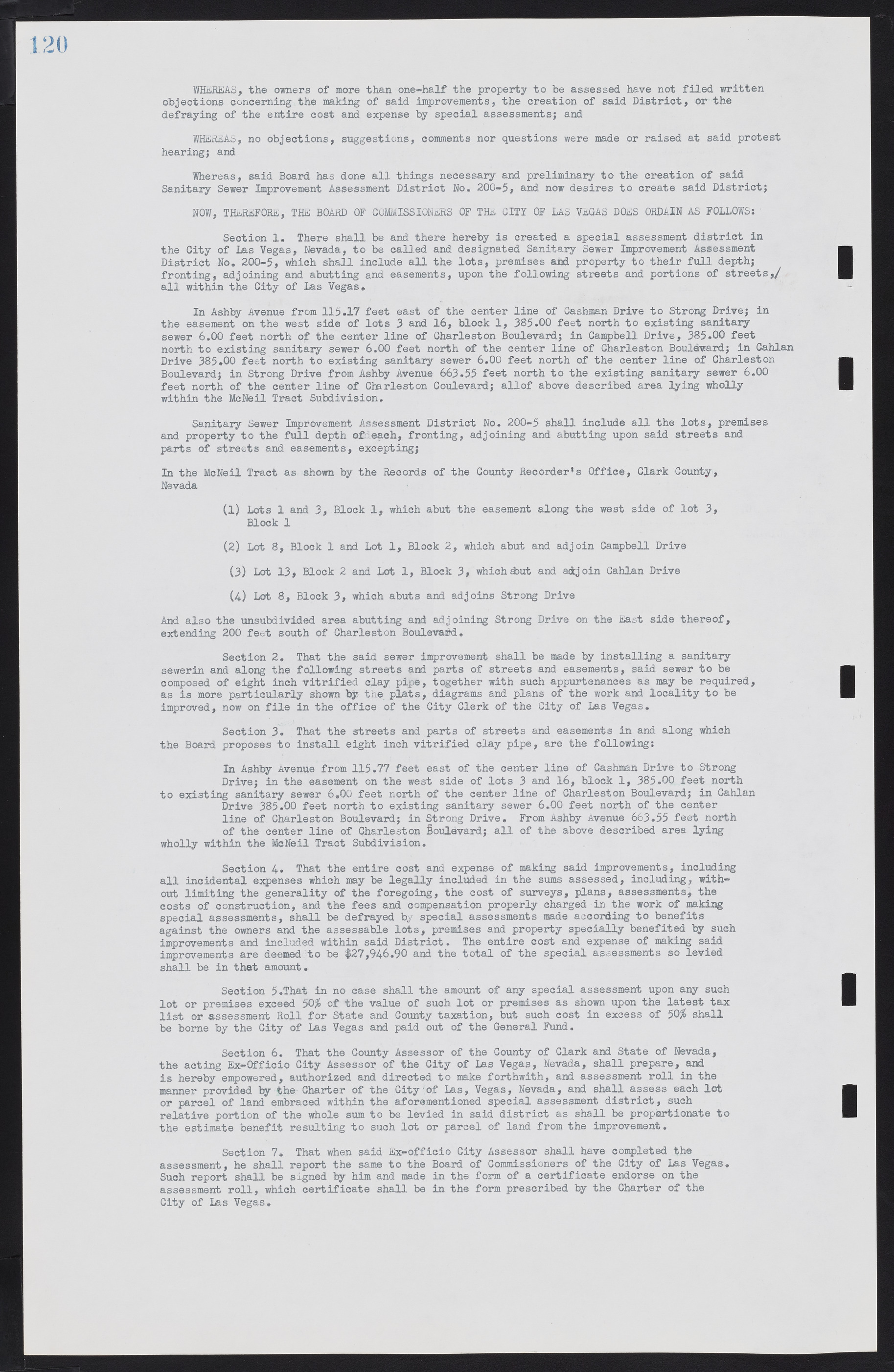 Las Vegas City Commission Minutes, May 26, 1952 to February 17, 1954, lvc000008-126