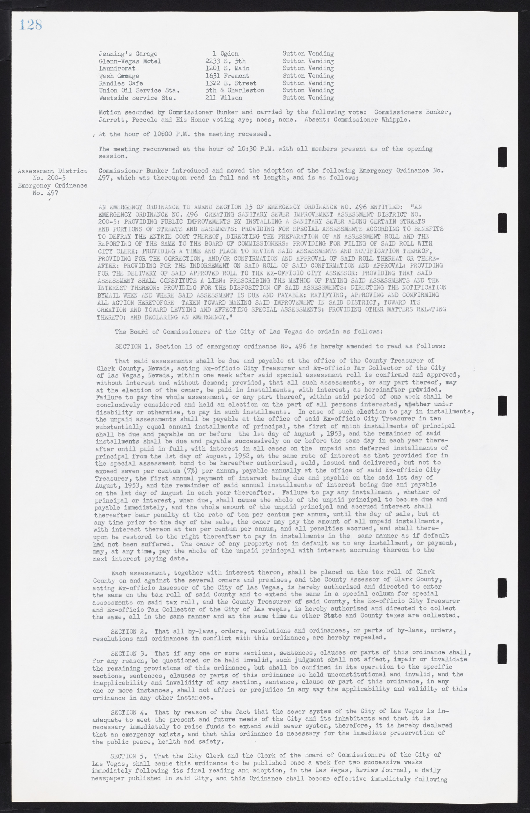 Las Vegas City Commission Minutes, May 26, 1952 to February 17, 1954, lvc000008-134