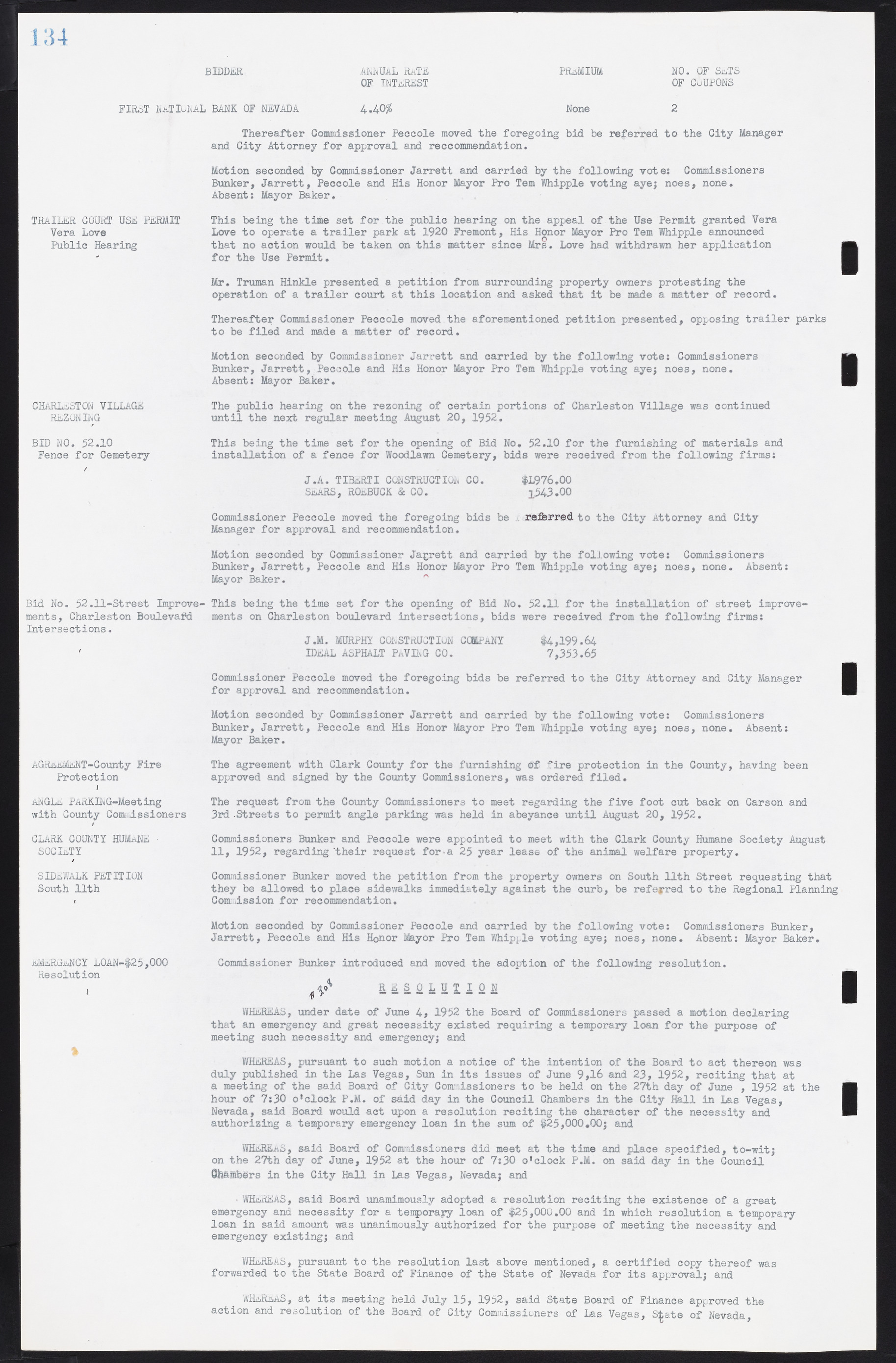 Las Vegas City Commission Minutes, May 26, 1952 to February 17, 1954, lvc000008-140