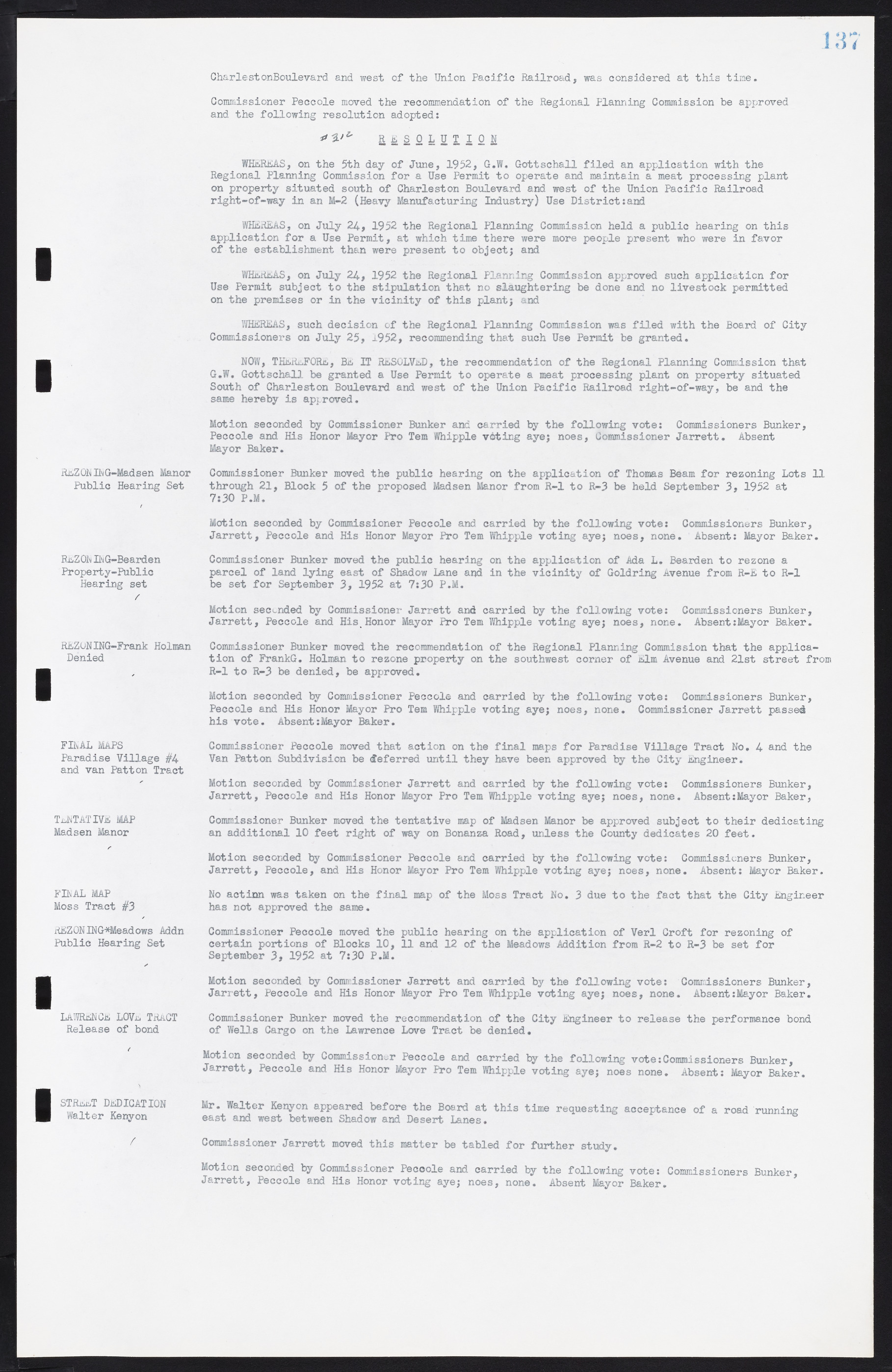 Las Vegas City Commission Minutes, May 26, 1952 to February 17, 1954, lvc000008-143