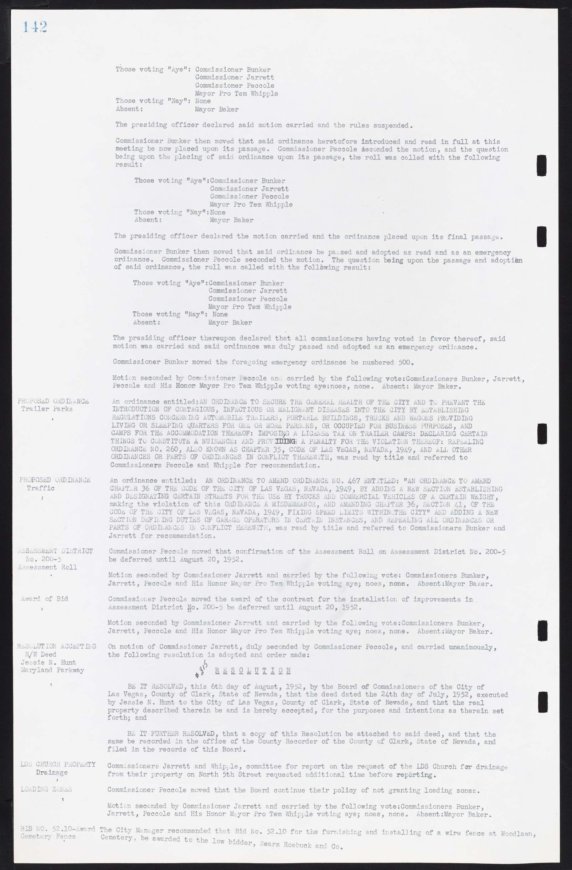 Las Vegas City Commission Minutes, May 26, 1952 to February 17, 1954, lvc000008-148