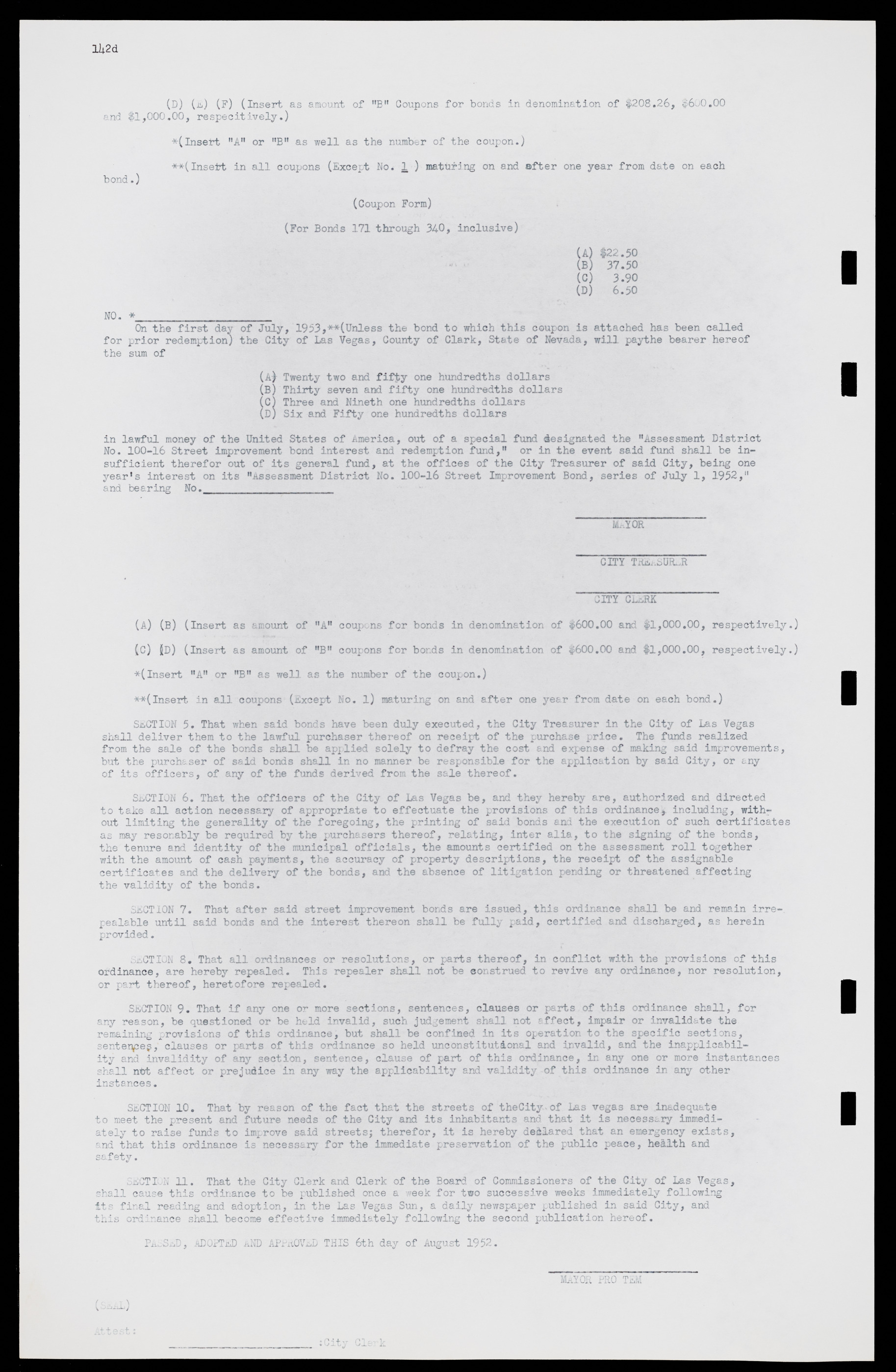 Las Vegas City Commission Minutes, May 26, 1952 to February 17, 1954, lvc000008-152