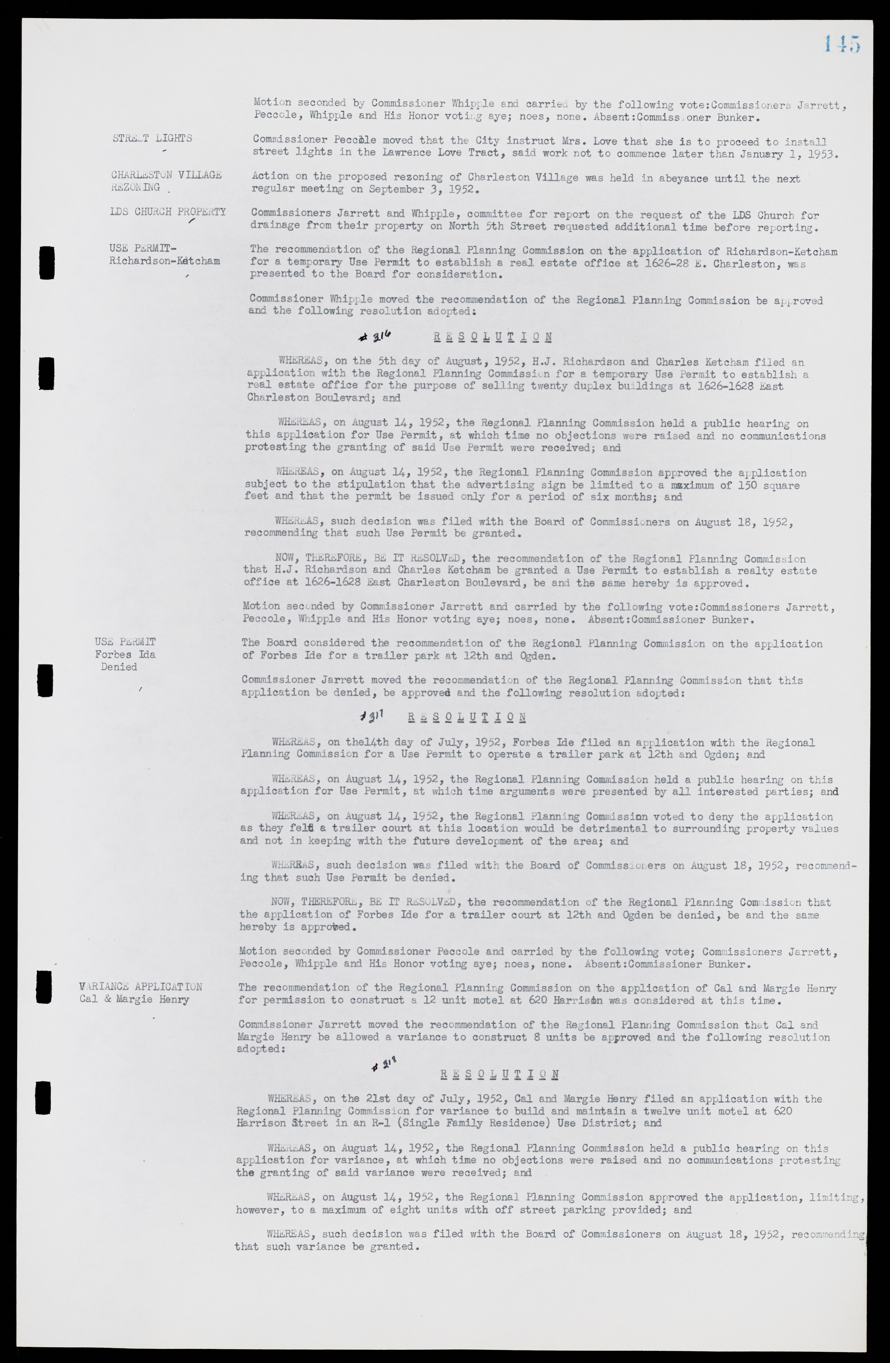 Las Vegas City Commission Minutes, May 26, 1952 to February 17, 1954, lvc000008-159