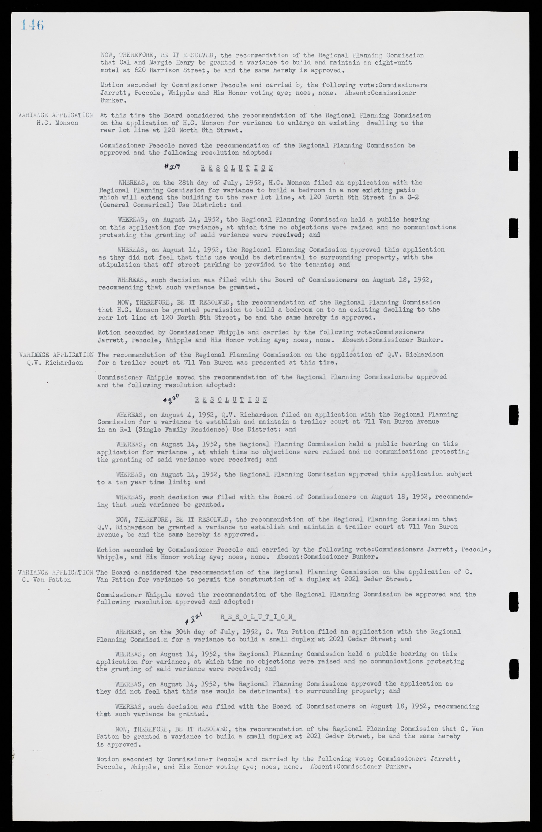 Las Vegas City Commission Minutes, May 26, 1952 to February 17, 1954, lvc000008-160