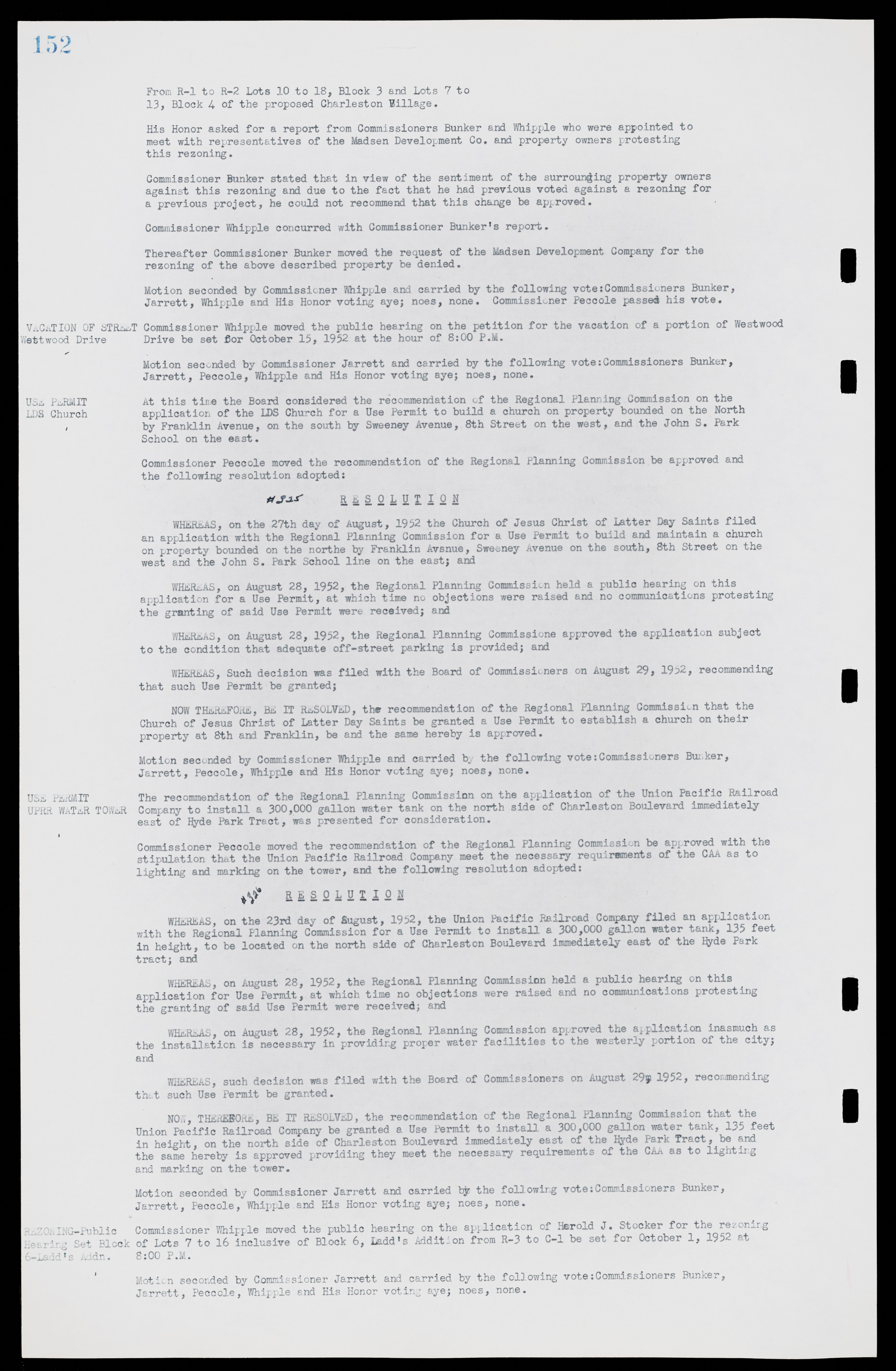 Las Vegas City Commission Minutes, May 26, 1952 to February 17, 1954, lvc000008-166