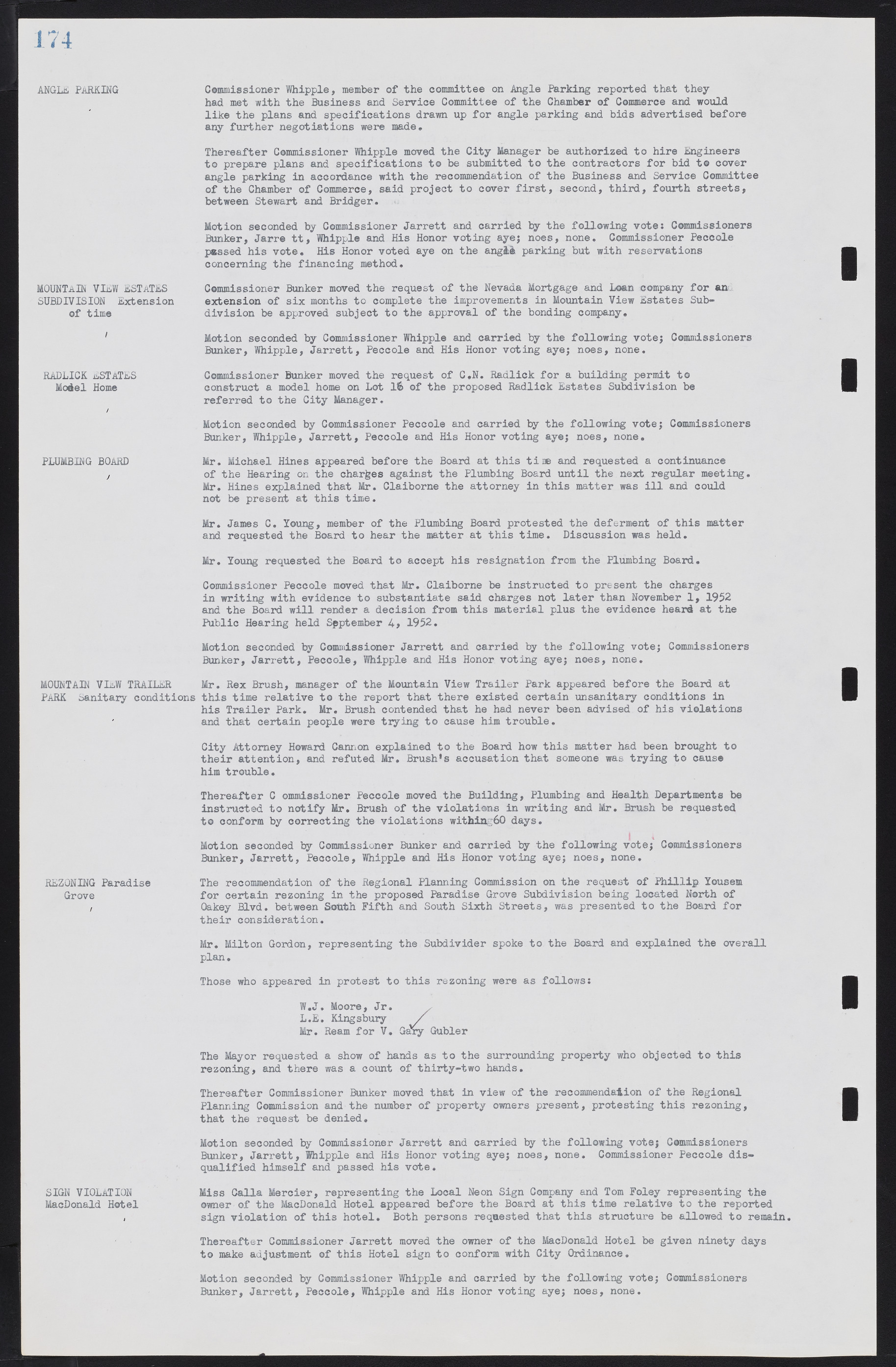 Las Vegas City Commission Minutes, May 26, 1952 to February 17, 1954, lvc000008-188
