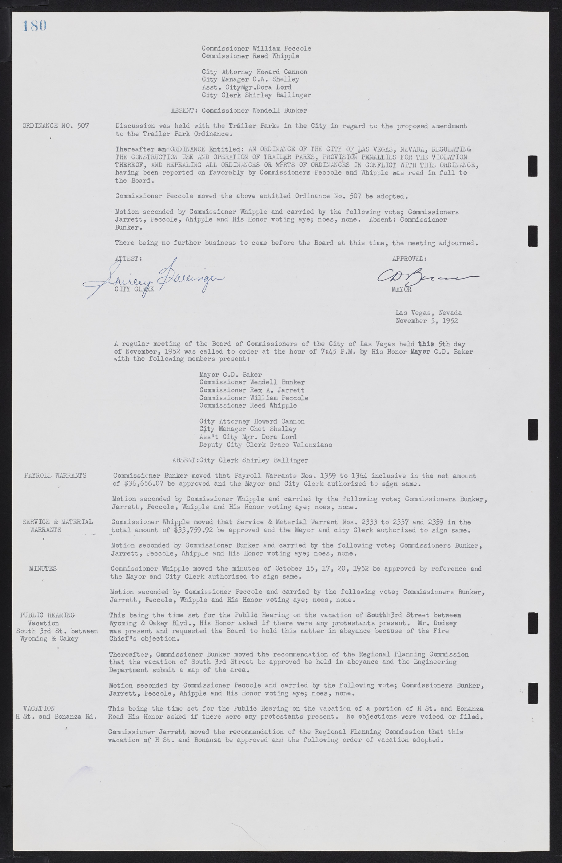 Las Vegas City Commission Minutes, May 26, 1952 to February 17, 1954, lvc000008-194