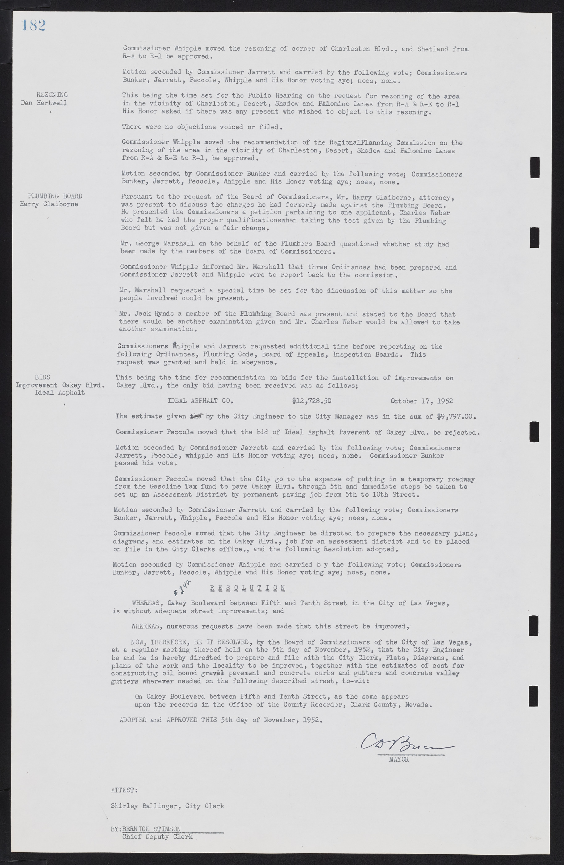 Las Vegas City Commission Minutes, May 26, 1952 to February 17, 1954, lvc000008-196